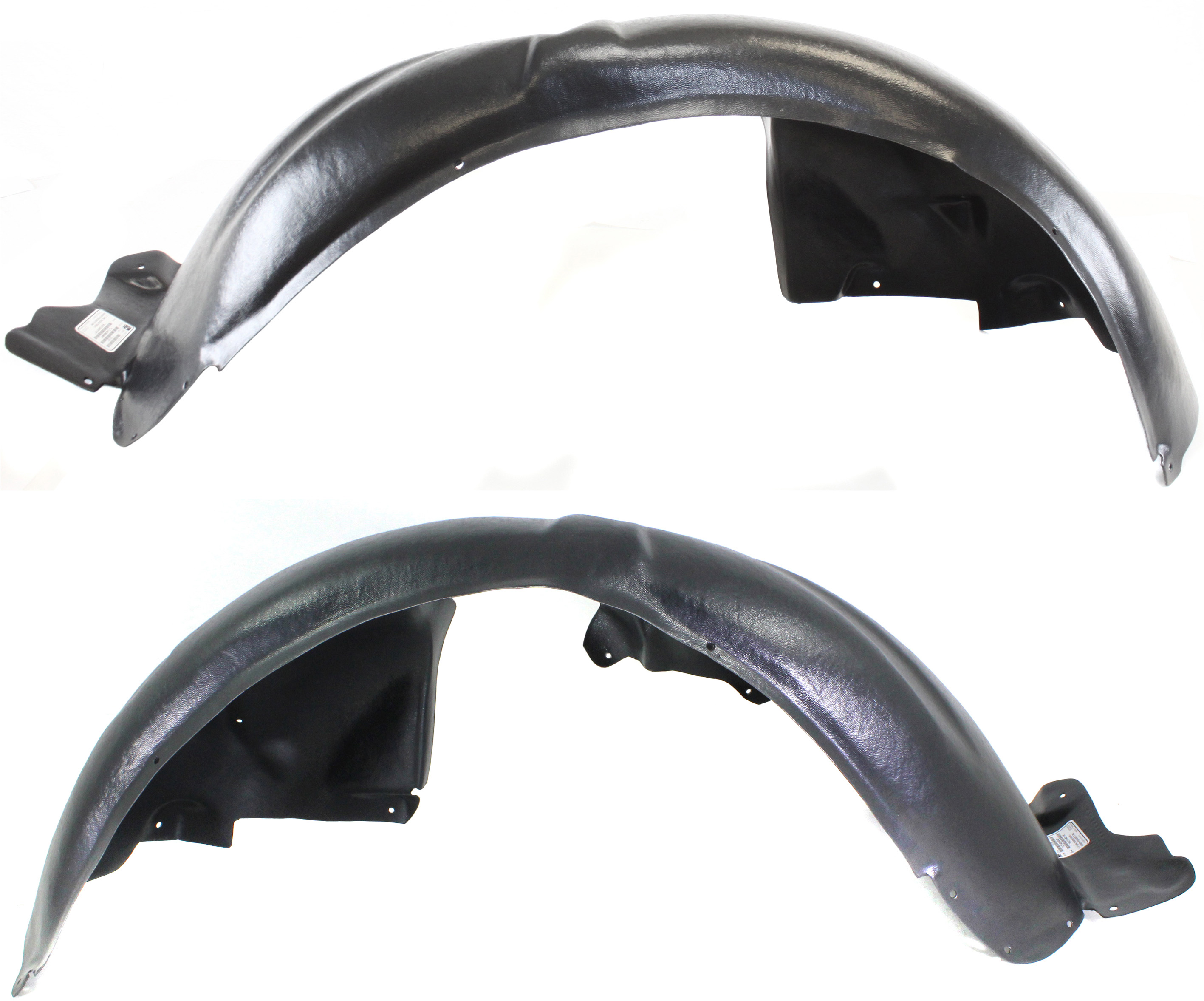 AM TT 08-15 FRONT FENDER LINER RH AND LH Rear Section SKU SET REPA222119 Partslink AU1248115 AU1249115 OEM 8J0821171B 8J0821172B