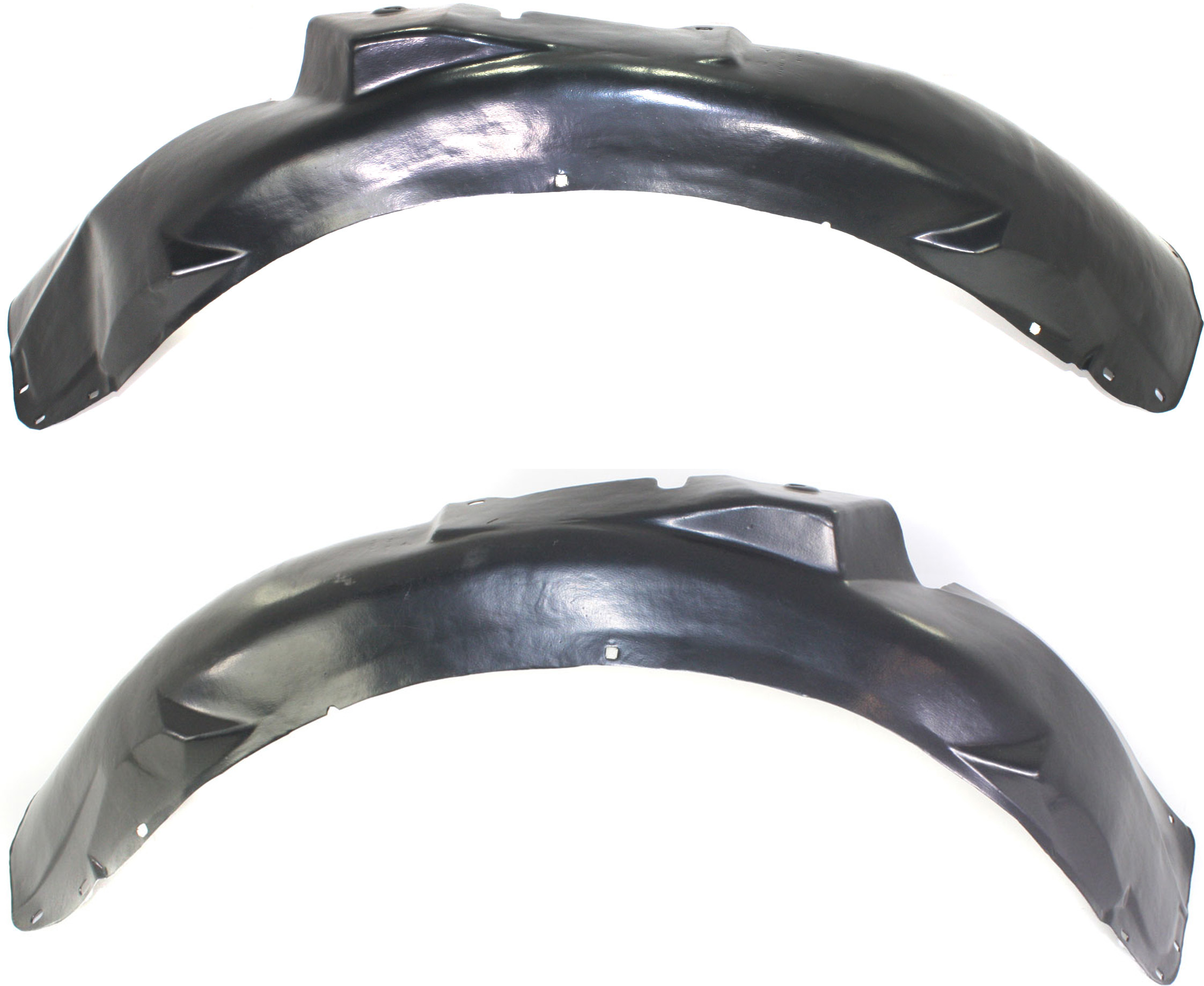 AM A6 QUATTRO 98-05 FRONT FENDER LINER RH AND LH SKU SET REPA222123 Partslink AU1248106 AU1249106 OEM 4B0821171C 4B0821172C