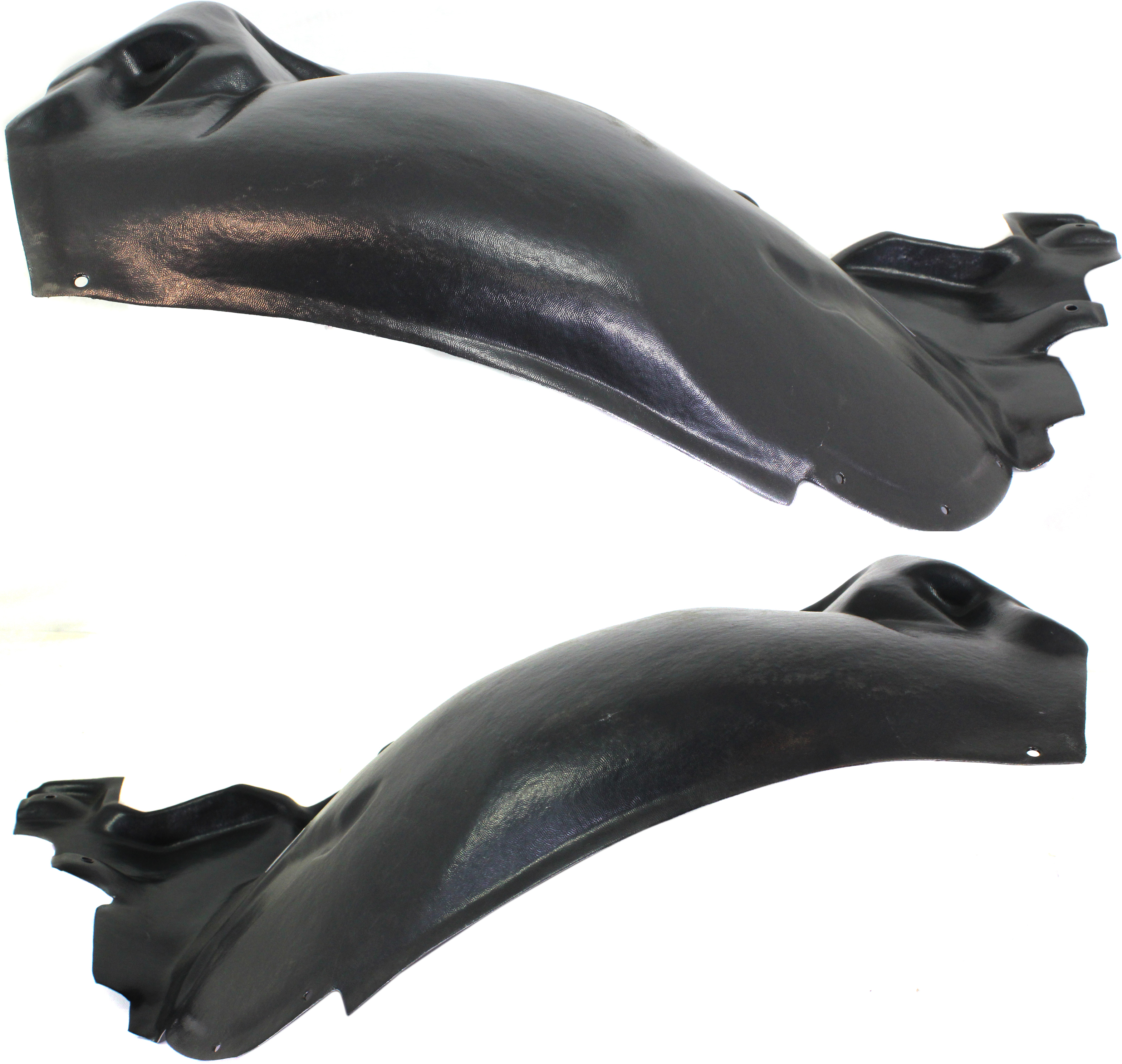 AM A8 QUATTRO 04-10 FRONT FENDER LINER RH AND LH Rear Section SKU SET REPA222129 Partslink AU1249118 AU1248118 OEM 4E0821192F 4E0821191E