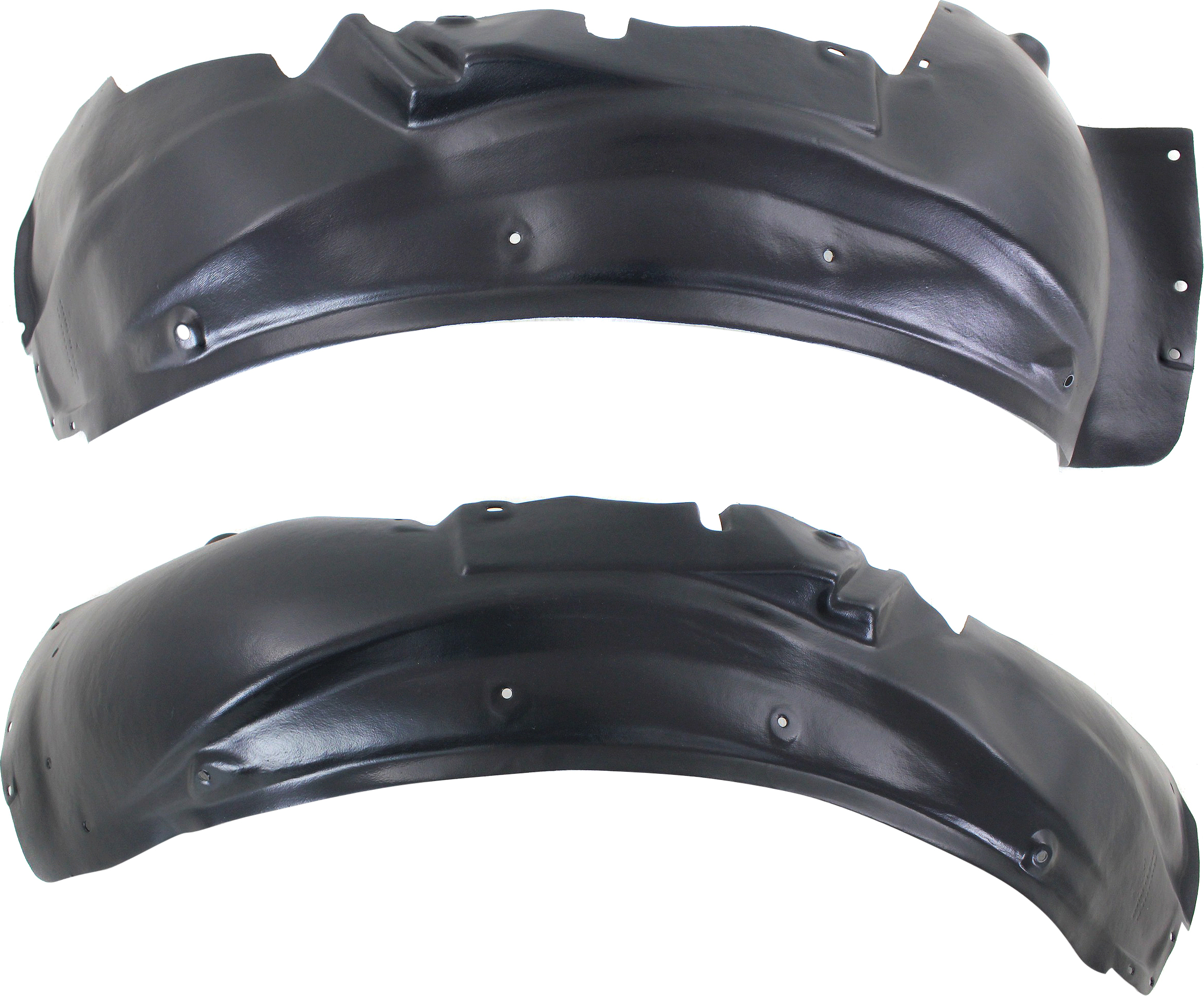 AM ALLROAD QUATTRO 01-05 FRONT FENDER LINER RH AND LH SKU SET REPA222147 Partslink AU1248124 AU1249124 OEM 4Z7821171A 4Z7821171C 4Z782117