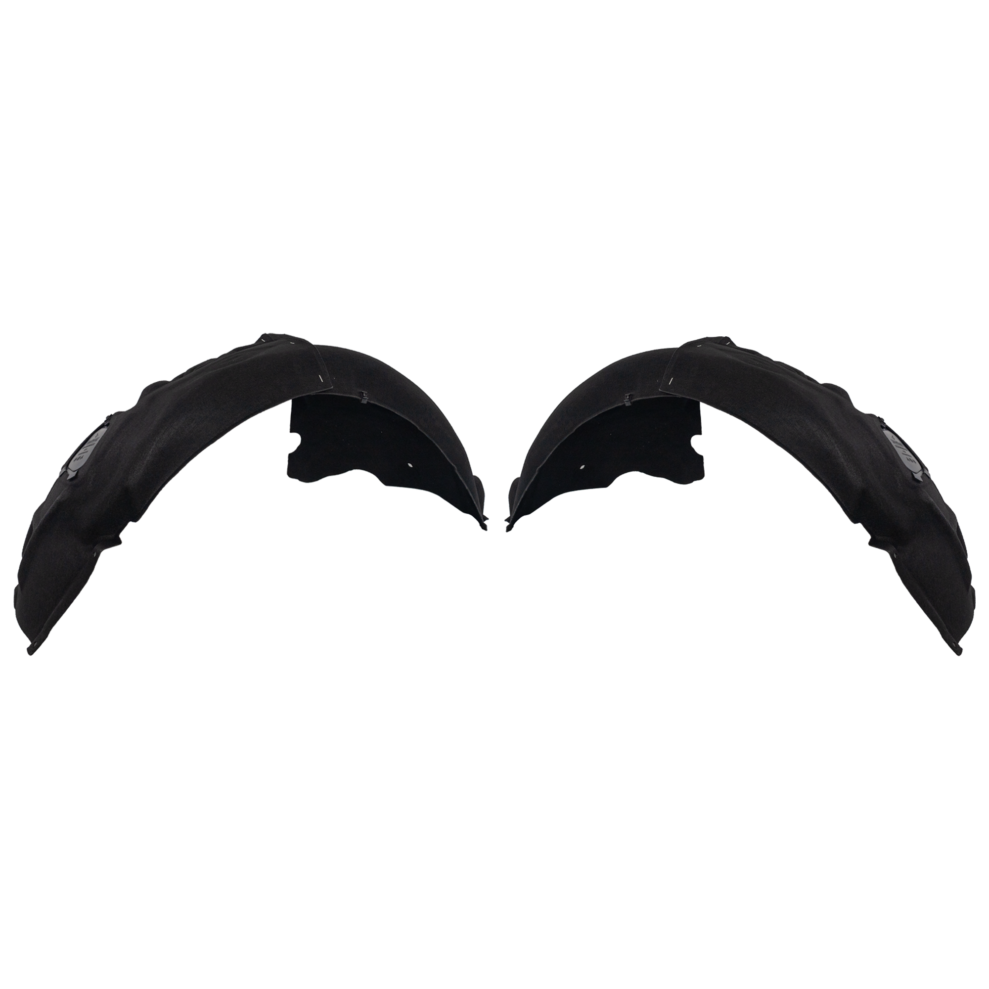 AM A6 S6-12-17 FRONT FENDER LINER RH AND LH Rear Section Polyethylene Injection Form To 6-6-16 CAPA SKU SET REPA222153Q Partslink AU1248132C AU1249132C OEM 4G0821133D 4G0821134D