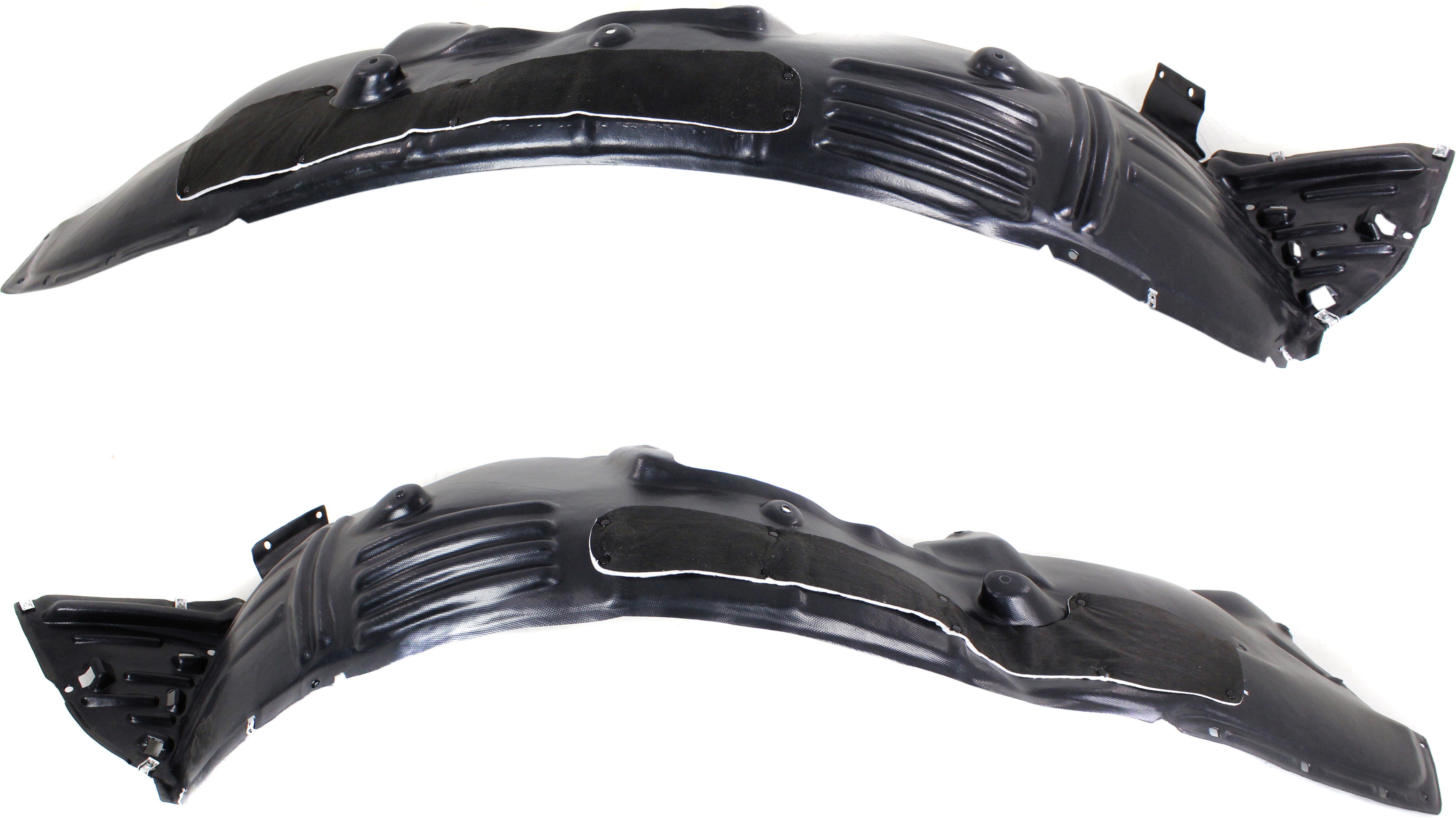AM MDX 14-16 FRONT FENDER LINER RH AND LH Assembly w Lane Keep Assist SKU SET REPA222165 Partslink AC1248132 AC1249132 OEM 74101TZ5A10-74151TZ5A10