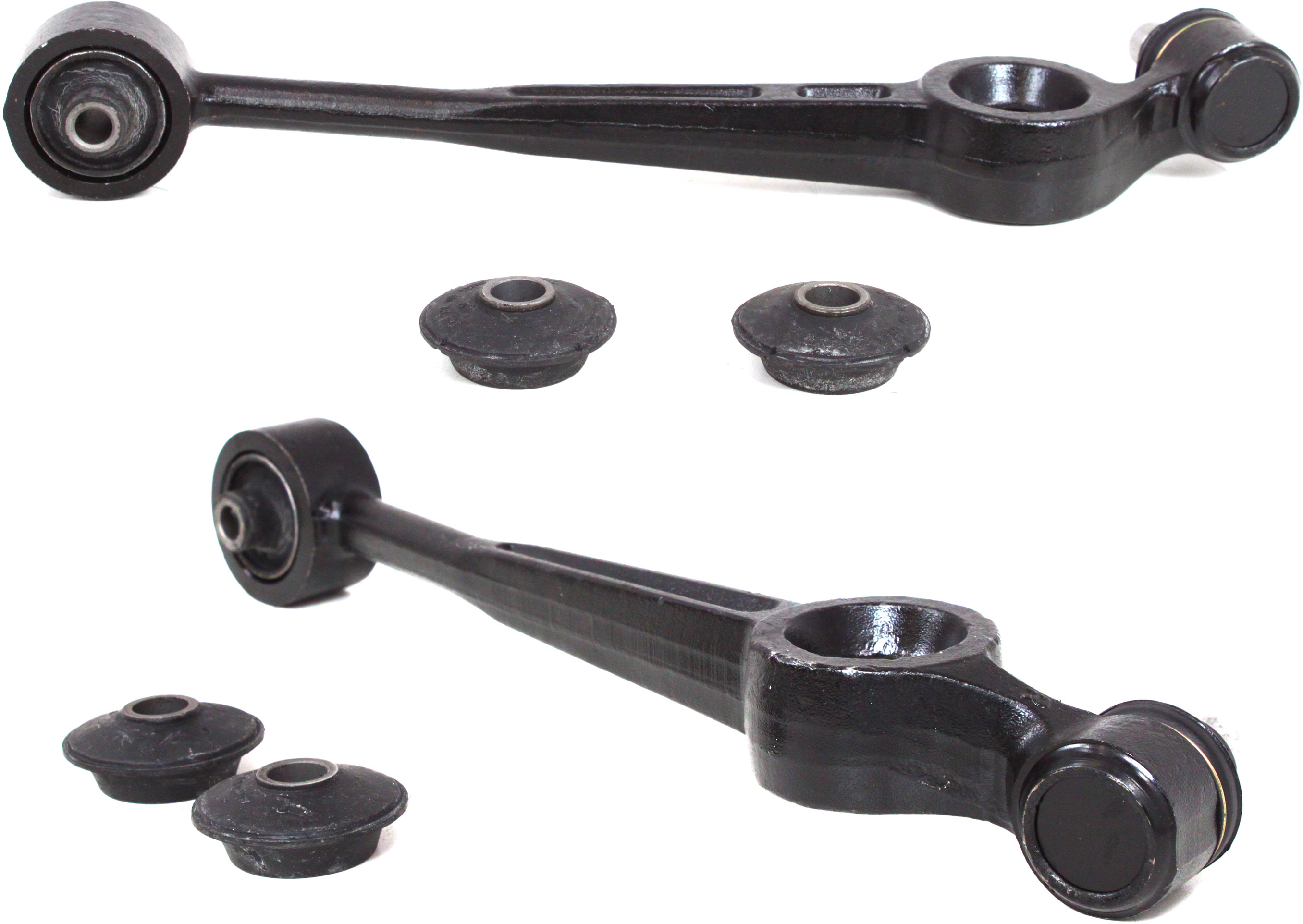 AM AUDI 5000-80-82-200 QUATTRO 89-91 CONTROL ARM Front RH and LH Lower Set of 2 SKU SET REPA281501 OEM 437407151A 437407152A