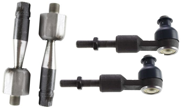 AM A6 A6 QUATTRO 99-03 FRONT TIE ROD END RH AND LH Inner and Outer SKU SET REPA282101-4 OEM 1014887-2693352-4012015-401206