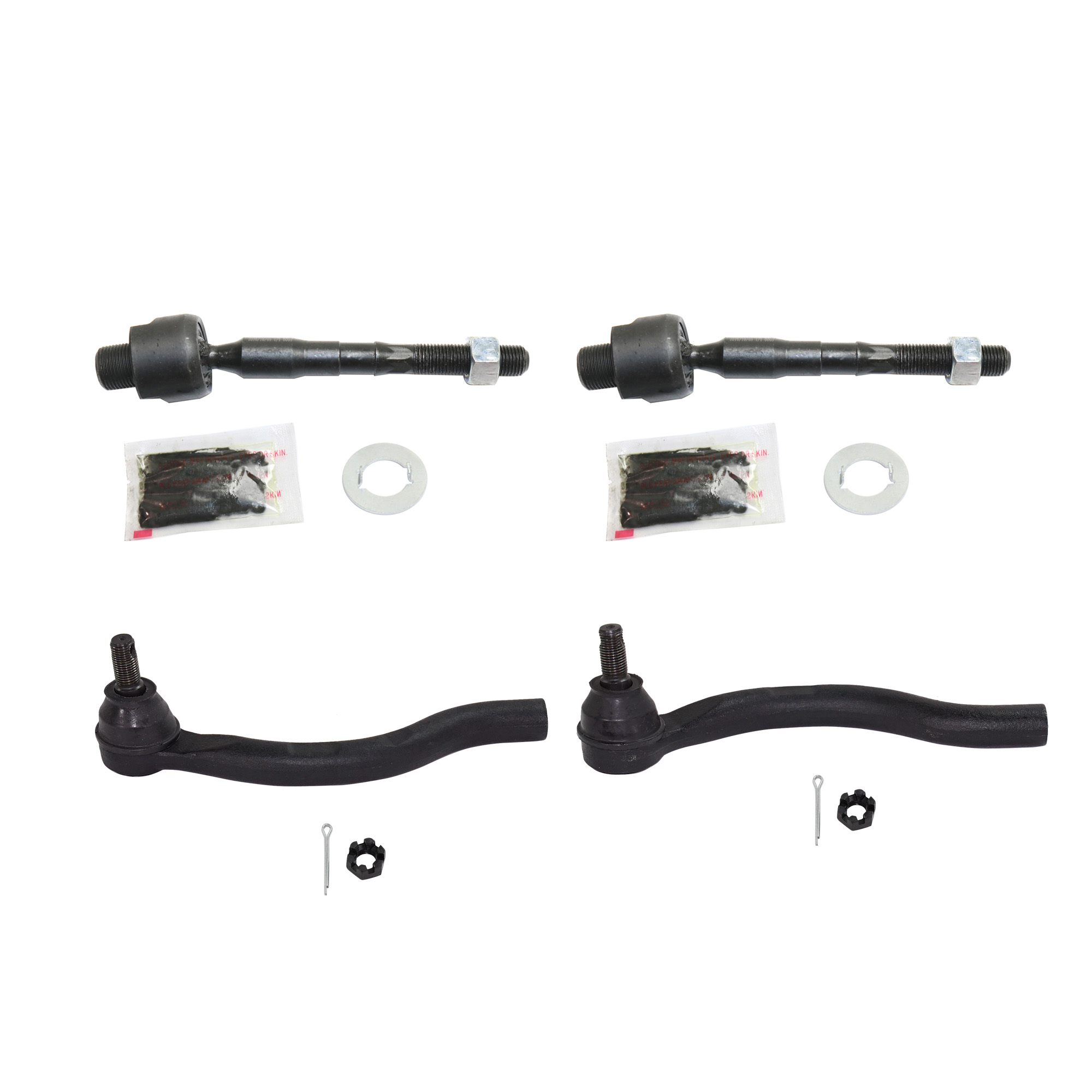 AM CIVIC 12-15 ILX 13-22 FRONT TIE ROD END RH AND LH Inner and Outer SKU SET REPA282120-4 OEM 53010TR0A01-53540TR0A01-53540T