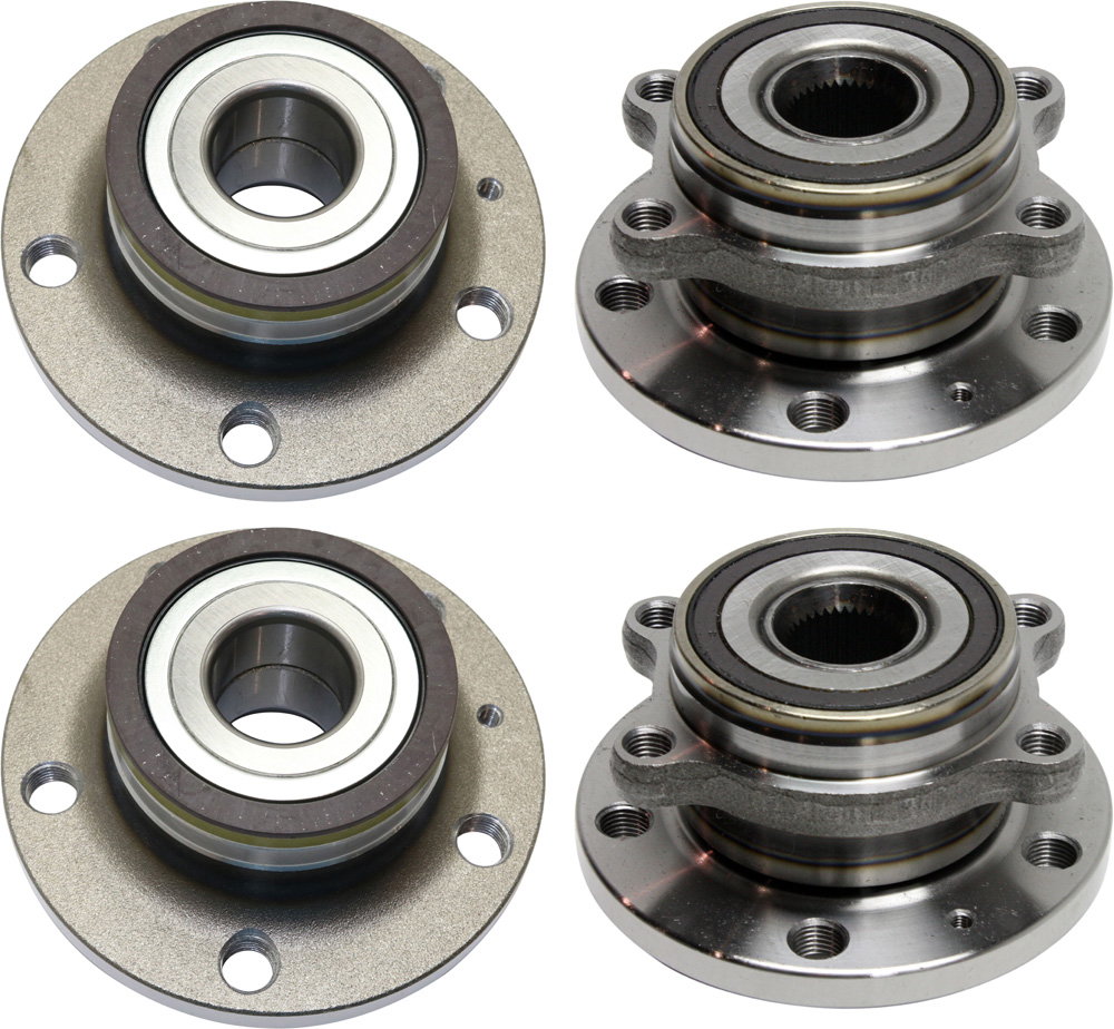 AM JETTA 06-18 PASSAT 06-22 FRONT AND REAR HUB ASSEMBLY RH AND LH 5 Lugs 5 x 4.48 in. Bolt Pattern SKU SET REPA283703-4 OEM 23320-29446-29447-512319-51623