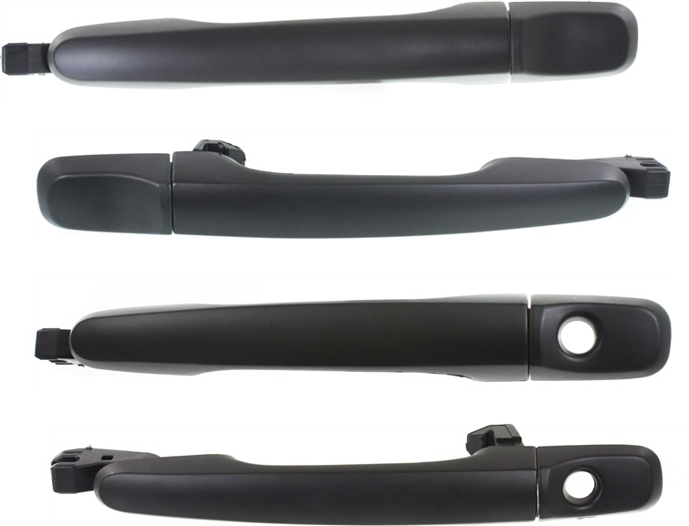 AM ACURA RL 96-04 FRONT AND REAR DOOR HANDLE RH and LH Set of 4 Outside Primed Black Plastic SKU SET REPA462157-4 OEM 72148SZ3003YM 72149SZ3003YM 72