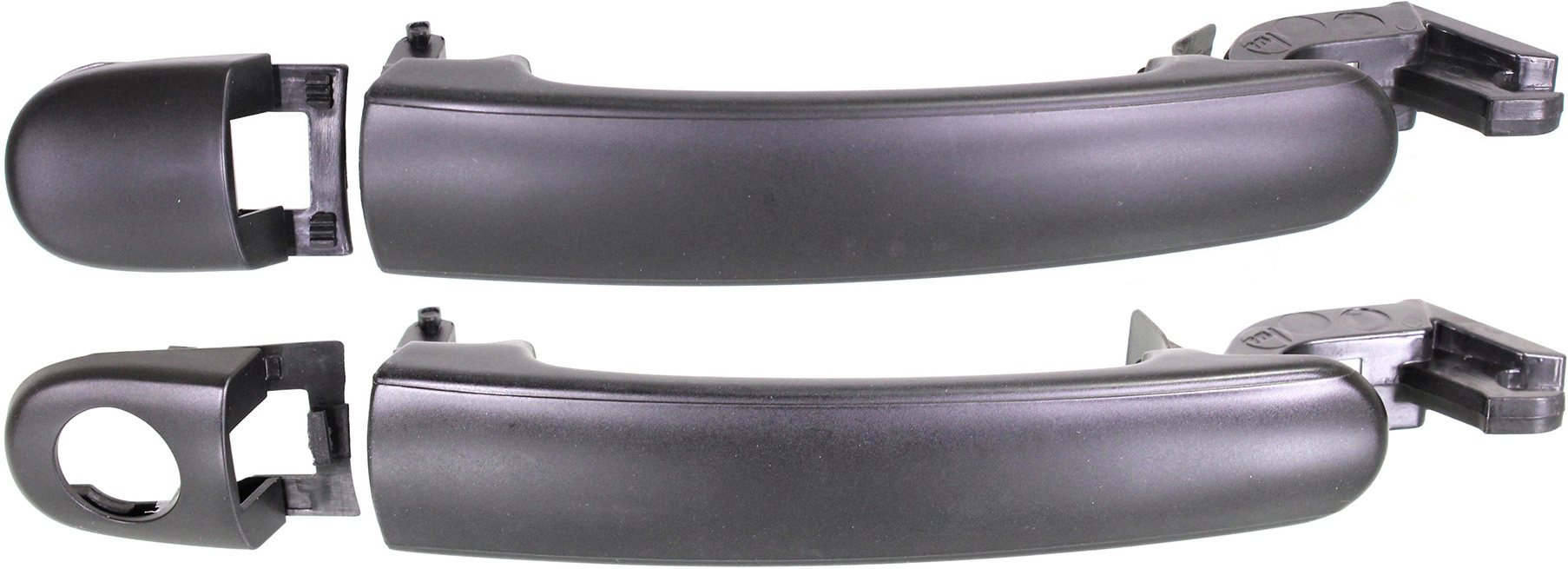 AM PASSAT 98-05 FRONT EXTERIOR DOOR HANDLE RH AND LH Primed Black w o Keyhole =REAR RH LH SKU SET REPA462701 Partslink VW1319100 VW1318100 OEM 3B4839879AGRU 3B0837879AGRU