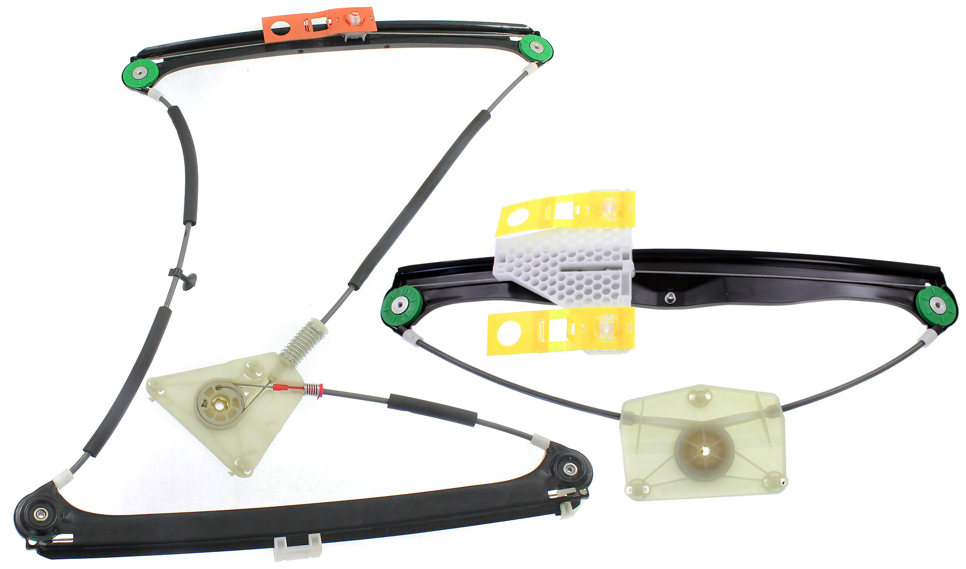 AM A3 A3 QUATTRO 06-13 FRONT AND REAR WINDOW REGULATOR RH Power w o Motor SKU SET REPA462911-2R Partslink AU1351104 AU1551101 OEM 8P4837462C 8P4839462B