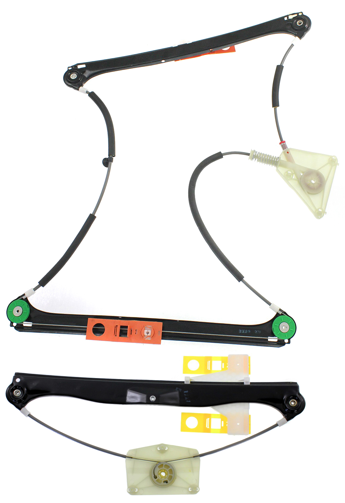 AM A3 A3 QUATTRO 06-13 FRONT AND REAR WINDOW REGULATOR LH Power w o Motor SKU SET REPA462912-2L Partslink AU1350104 AU1550101 OEM 8P4837461C 8P4839461B