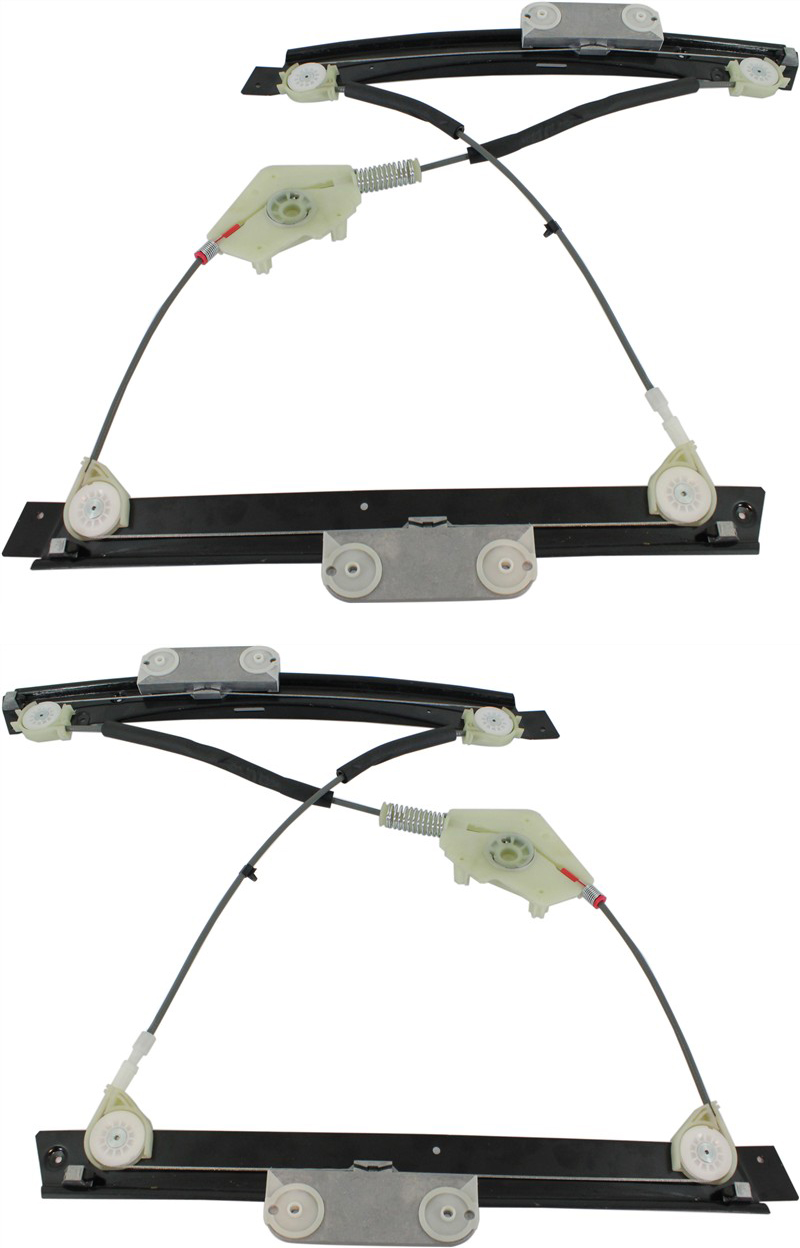 AM TT TT QUATTRO 00-06 FRONT WINDOW REGULATOR RH AND LH Power Without Motor SKU SET REPA462913 Partslink AU1351105 AU1350105 OEM 8N0837462-8N0837461