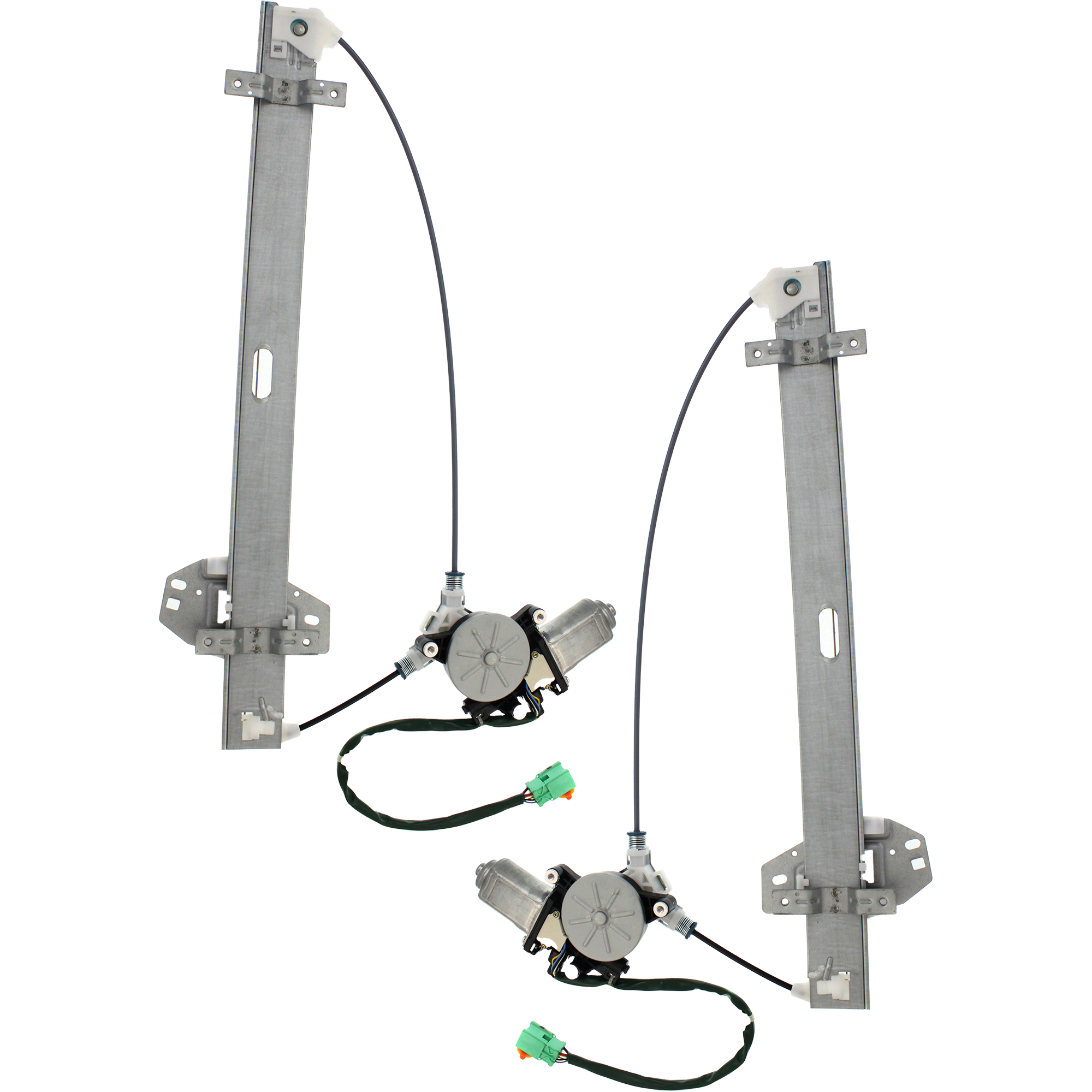 AM MDX 03-06 FRONT WINDOW REGULATOR RH AND LH Power With Motor SKU SET REPA462927 Partslink AC1350106 AC1351106 OEM 72210S3VA52-72250S3VA52