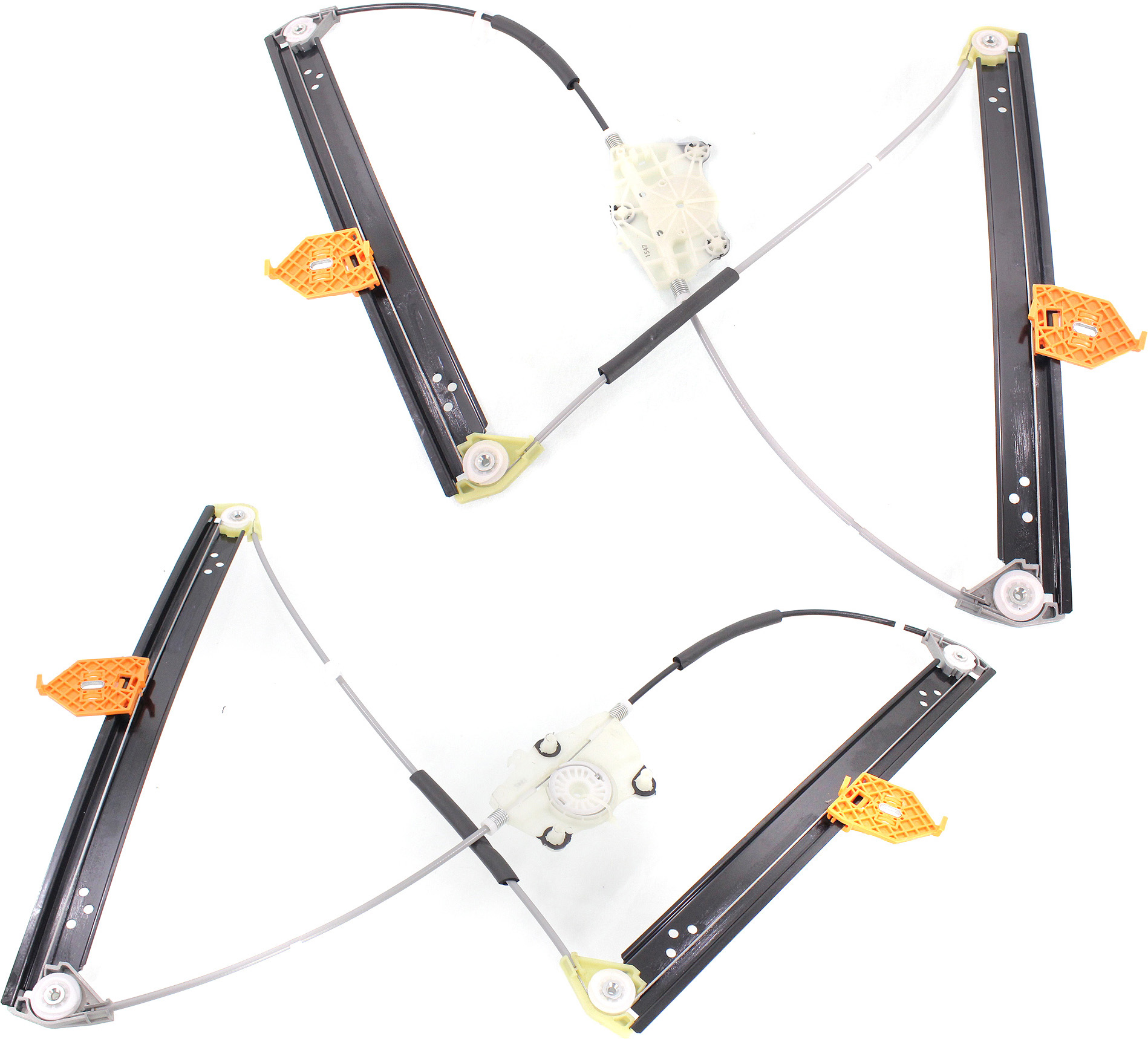 AM A8 QUATTRO 04-10 S8-07-09 FRONT WINDOW REGULATOR RH AND LH Power w o Motor Base L Models SKU SET REPA462949 OEM 4E0837462B 4E0837461B