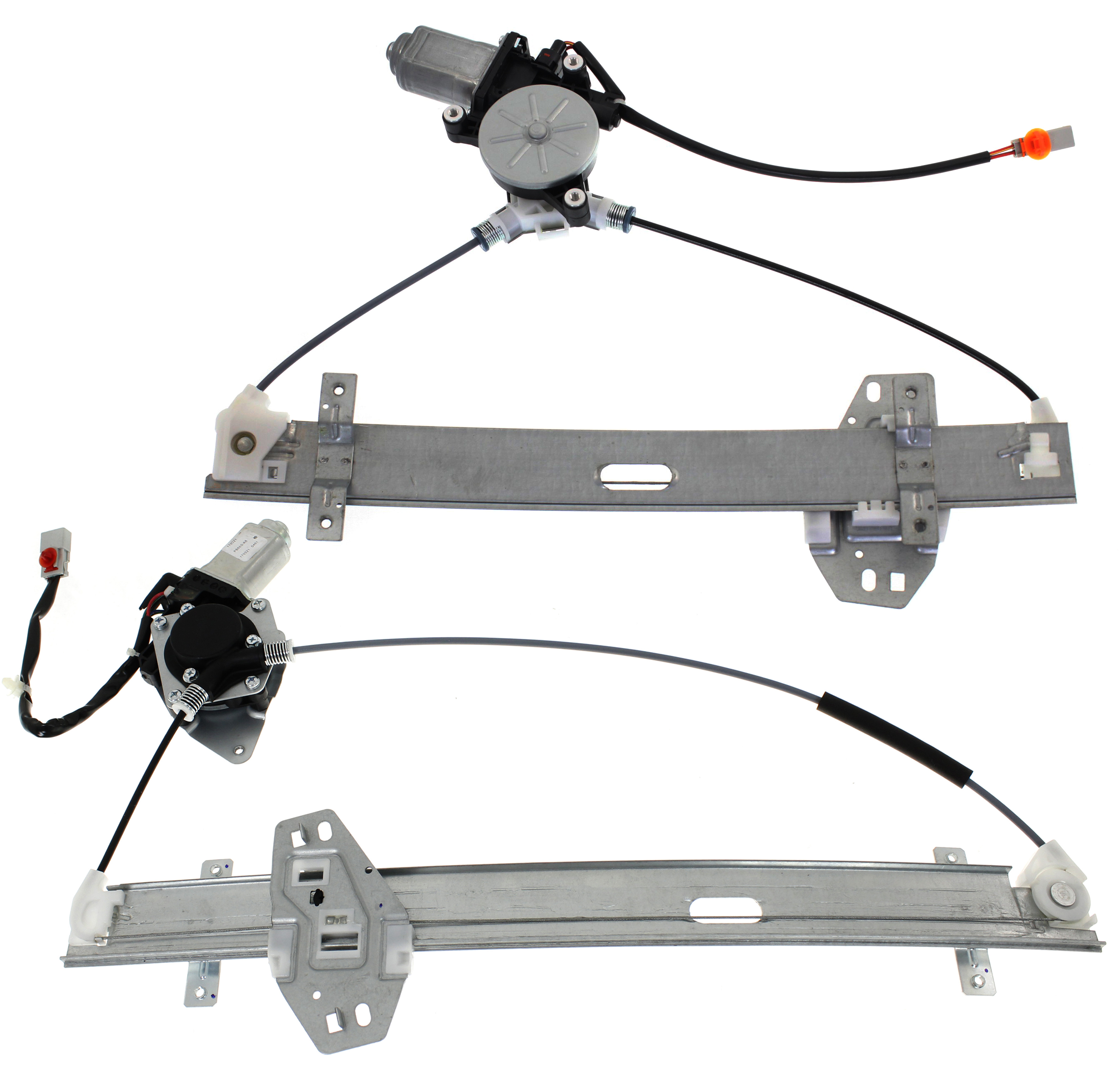 AM MDX 01-02 FRONT AND REAR WINDOW REGULATOR LH Power w Motor SKU SET REPA462952-2L Partslink AC1350110 AC1550102 OEM 72250S3VA03-72750S3VA03