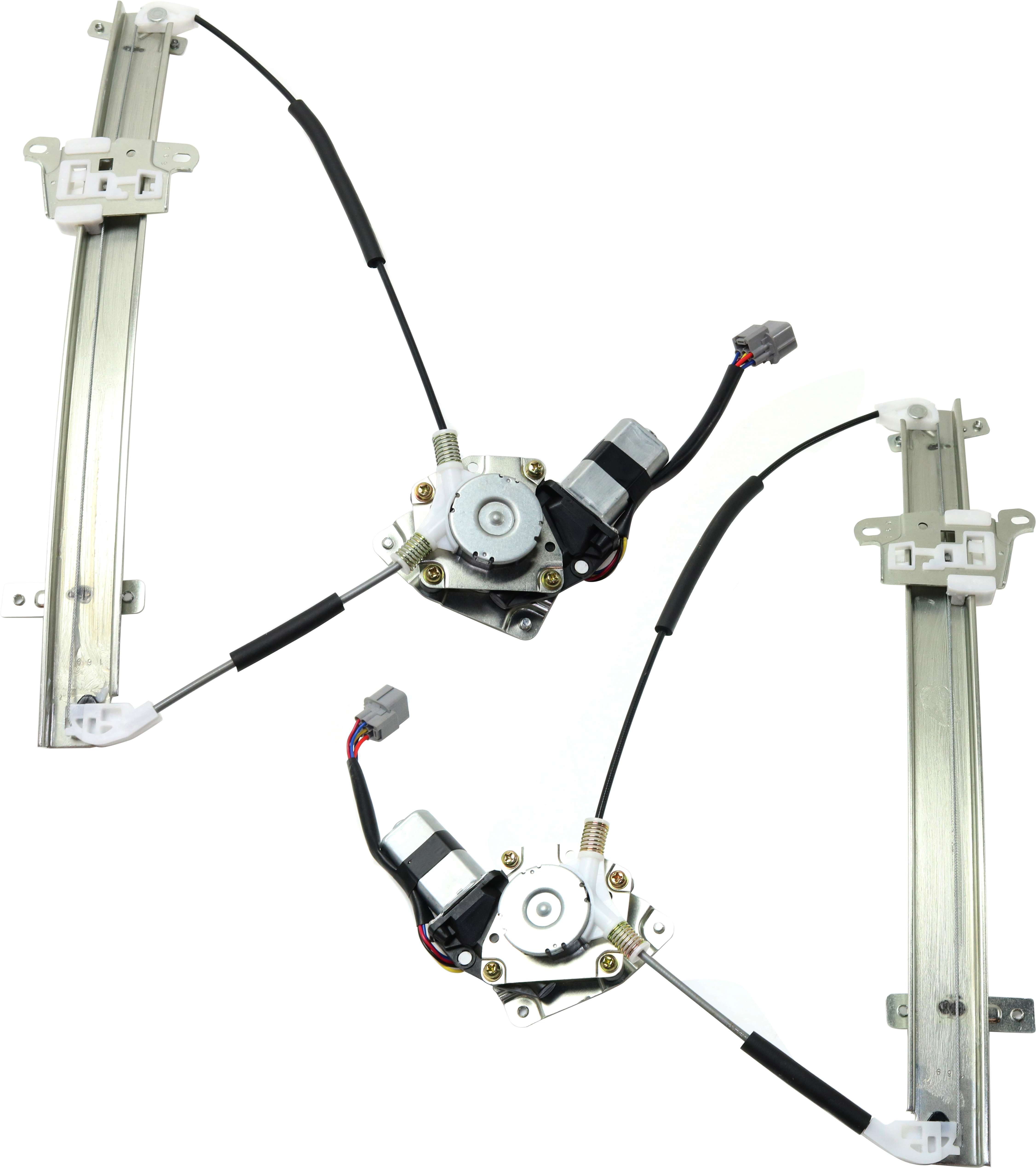 AM RL 05-12 FRONT WINDOW REGULATOR RH AND LH Power w Motor Base Elite Models SKU SET REPA462965 Partslink AC1351111 AC1350111 OEM 72210SJAA01-72250SJAA01