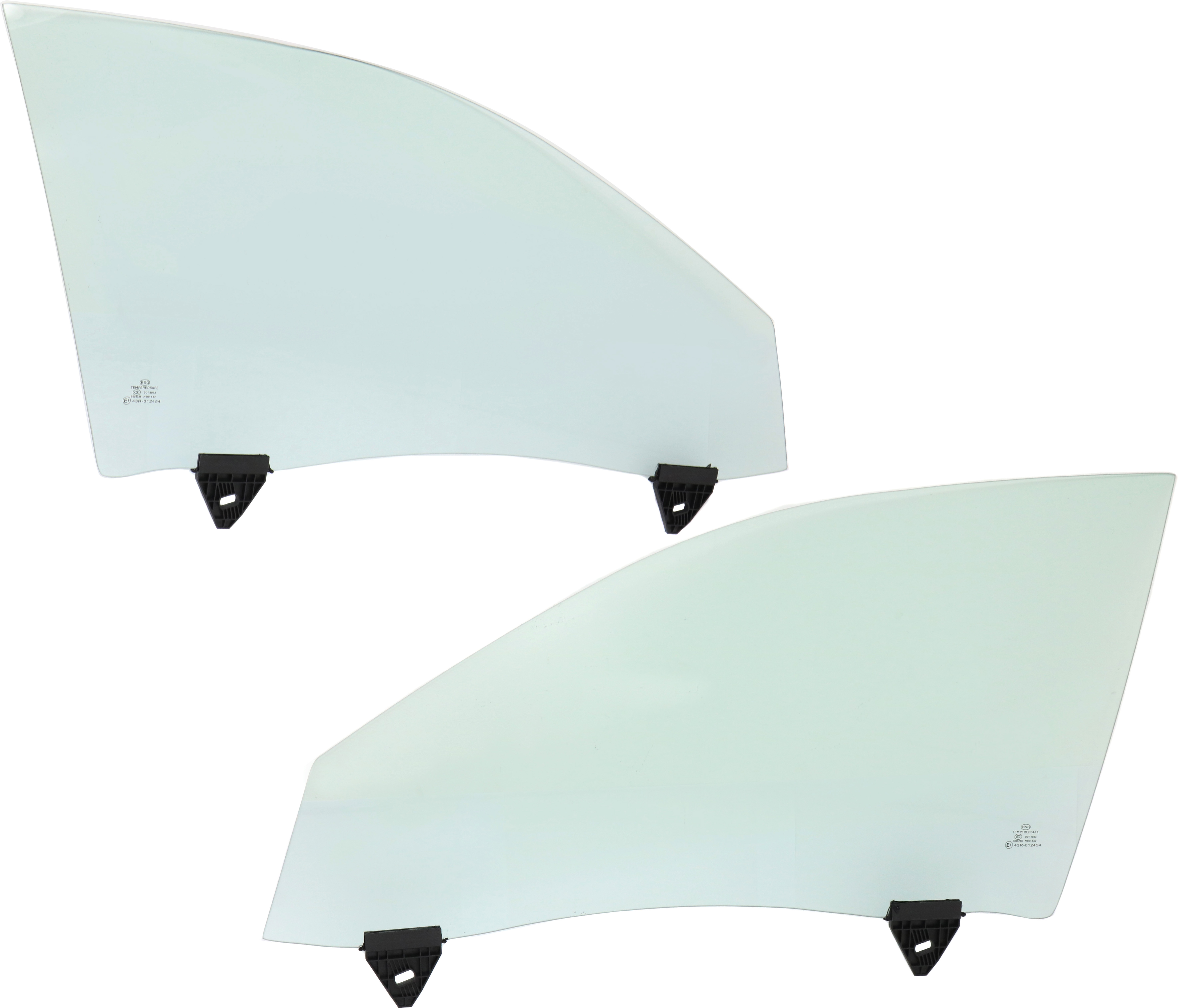 AM AUDI A4 S4 RS4-02-08 FRONT DOOR GLASS RH AND LH Green Tint 4 Door Sedan Wagon SKU SET REPA480107 OEM 8E0845022D FD21631GTYN 8E08450