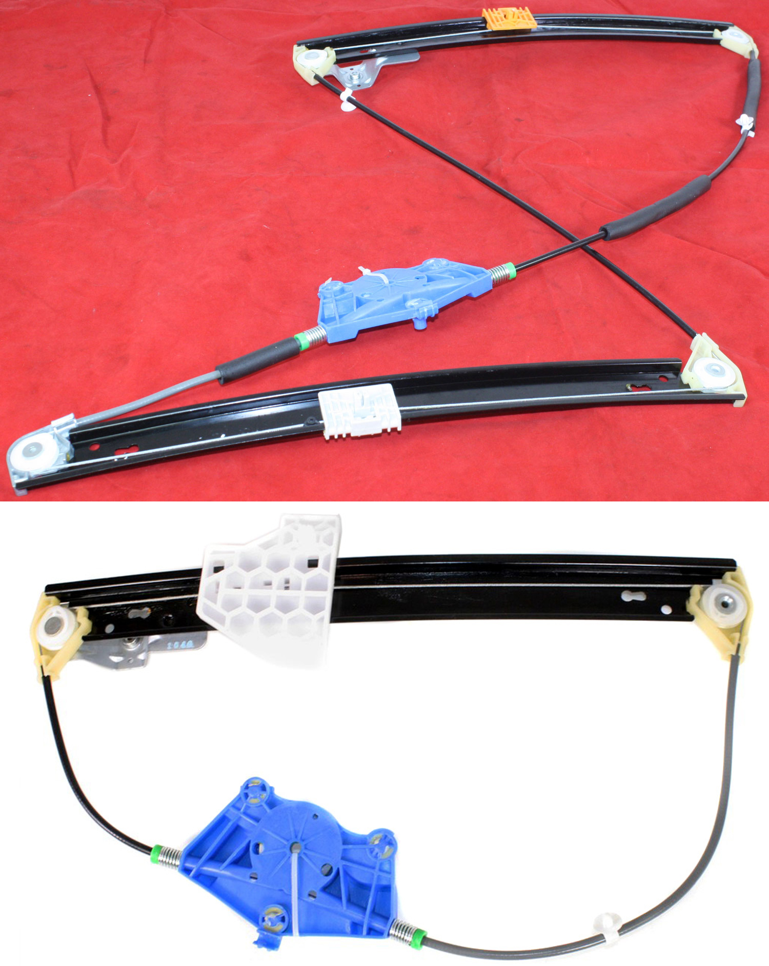 AM A4 A4 QUATTRO 02-08 S4-04-08 FRONT AND REAR WINDOW REGULATOR RH Power w o Motor SKU SET REPA491701-2R Partslink AU1351102 AU1551103 OEM 8E0837462C 8E0839462C