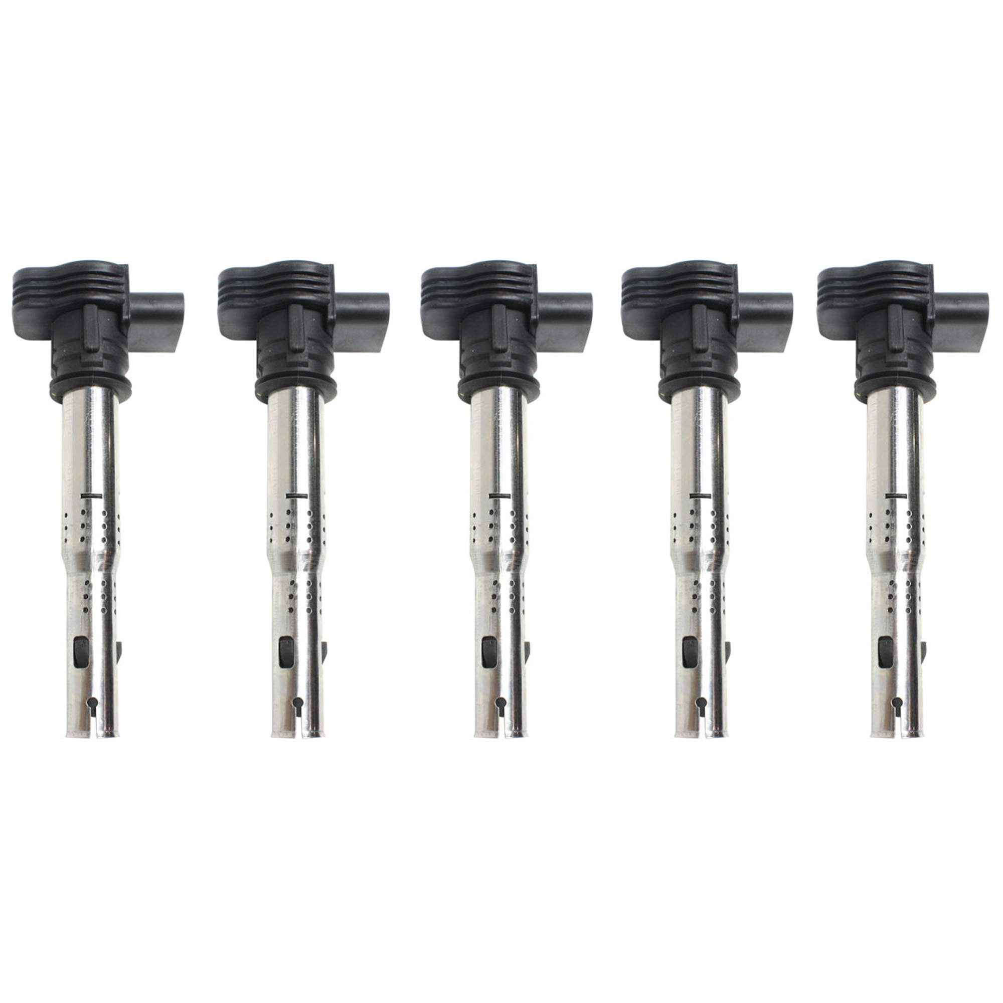 AM A4-05-16 BEETLE 06-19 IGNITION COIL Coil on Plug Set of 5 SKU SET REPA504617-5
