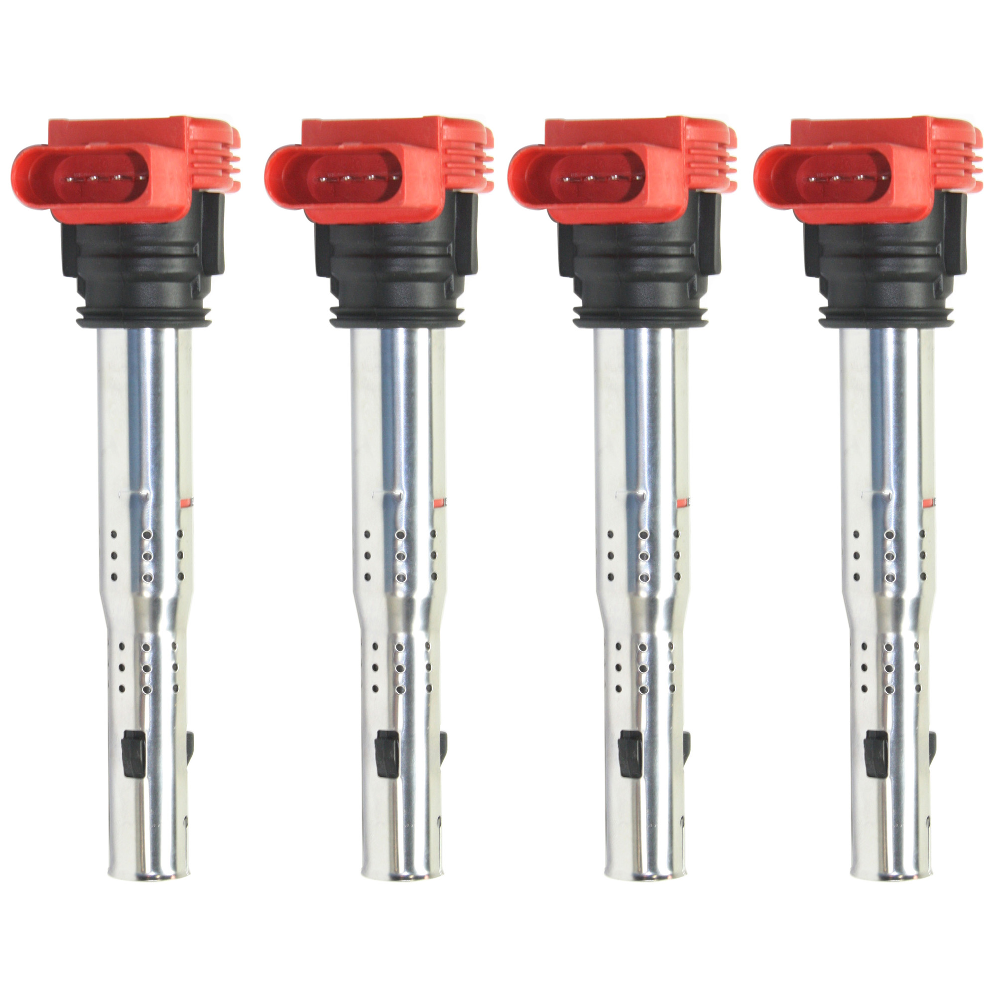 AM A6 QUATTRO 05-18 Q7-07-19 IGNITION COIL Set of 4-4 Male Terminals Blade Type Direct Ignition Mounting Location 12V SKU SET REPA504618-4