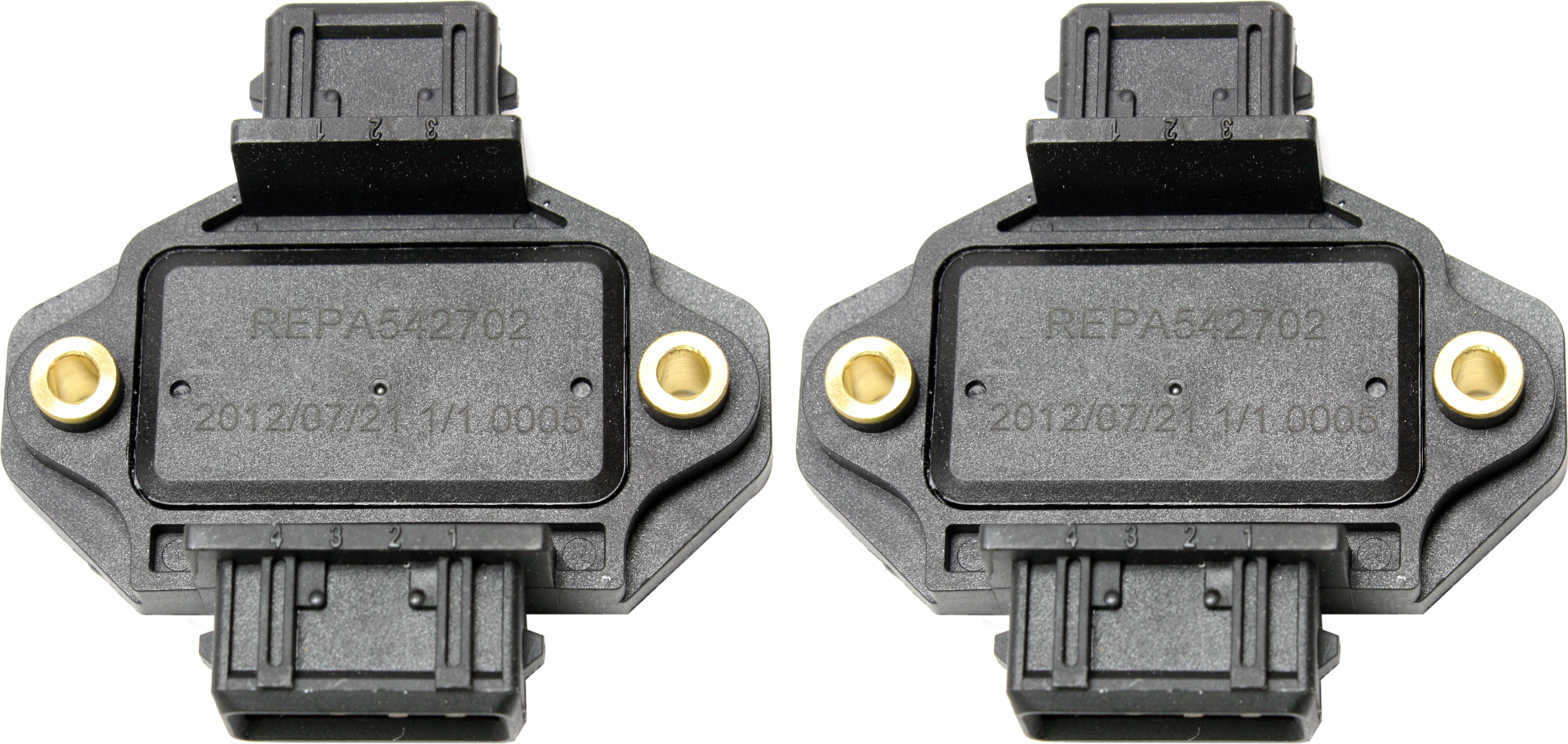 AM S4-92-02 A6 QUATTRO 00-04 IGNITION MODULE 2 Connectors Blade Type Set of 2 SKU SET REPA542702-2 OEM 140287-551525-89057390-2IGM000