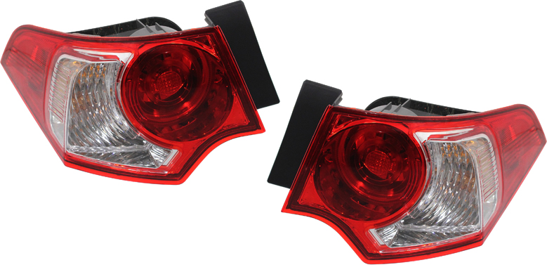 AM TSX 09-10 TAIL LAMP RH AND LH Outer Assembly Sedan SKU SET REPA730103 Partslink AC2801113 AC2800113 OEM 33500TL0A01-33550TL0A01