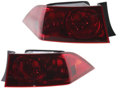 AM TSX 06-08 TAIL LAMP RH AND LH Outer Lens and Housing SKU SET REPA730107 Partslink AC2819109 AC2818109 OEM 33501SECA51-33506SECA51