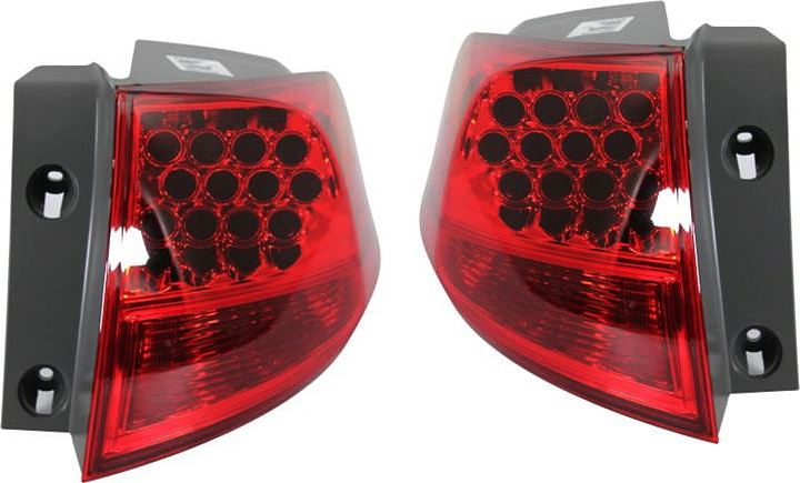 AM MDX 07-09 TAIL LAMP RH AND LH Outer Lens and Housing SKU SET REPA730123 Partslink AC2819114 AC2818114 OEM 33501STXA01-33551STXA01
