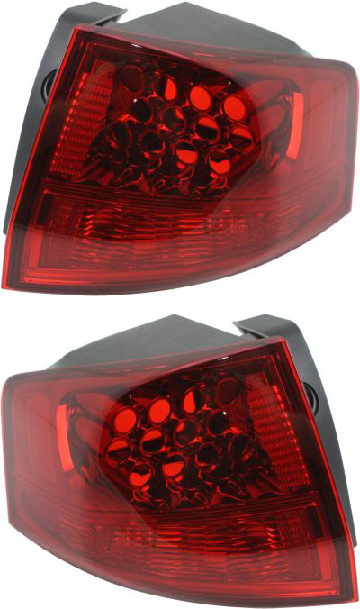 AM MDX 10-13 TAIL LAMP RH AND LH Outer Lens and Housing CAPA SKU SET REPA730125Q Partslink AC2819117C AC2818117C OEM 33501STXA11-33551STXA11