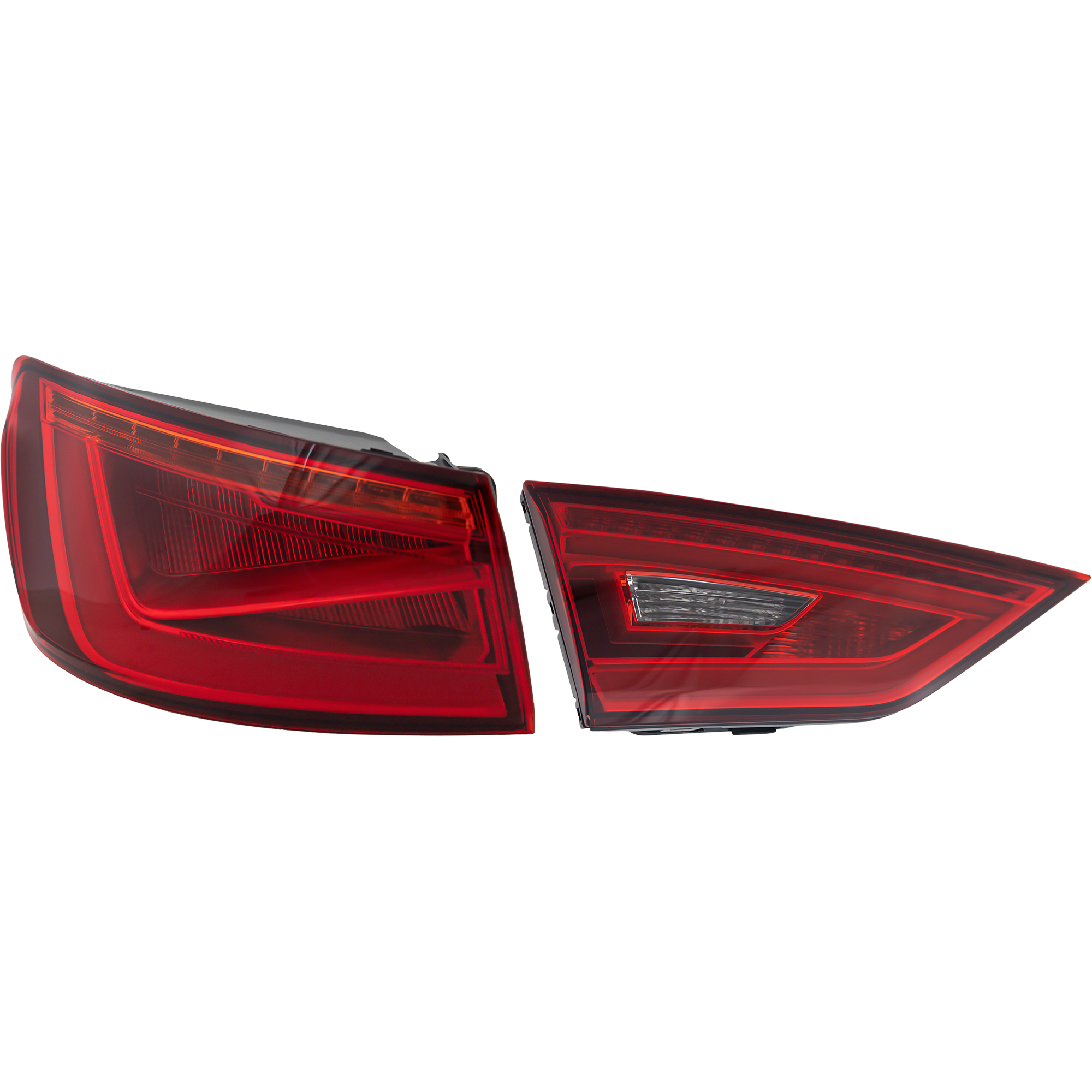 AM A3 S3-15-16 TAIL LAMP LH Inner and Outer LED SKU SET REPA730308 Partslink AU2802116 AU2804120 OEM 8V5945093J 8V5945095C