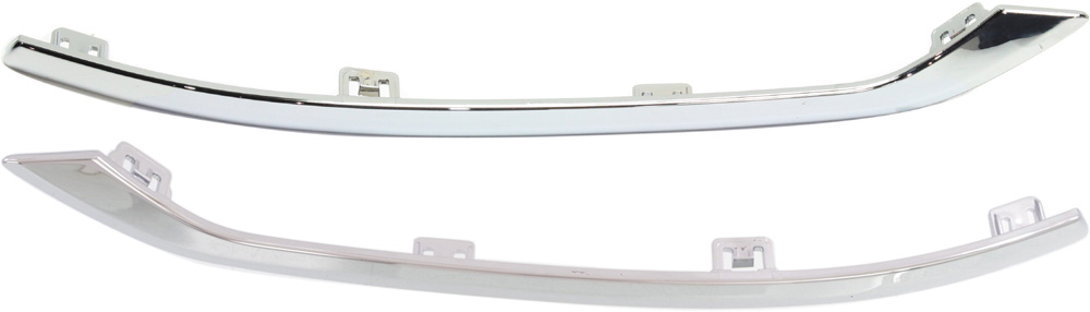 AM TLX 15-20 REAR BUMPER MOLDING RH AND LH Chrome Strip SKU SET REPA763701 Partslink AC1147100 AC1146100 OEM 33508TZ3A01-33558TZ3A01