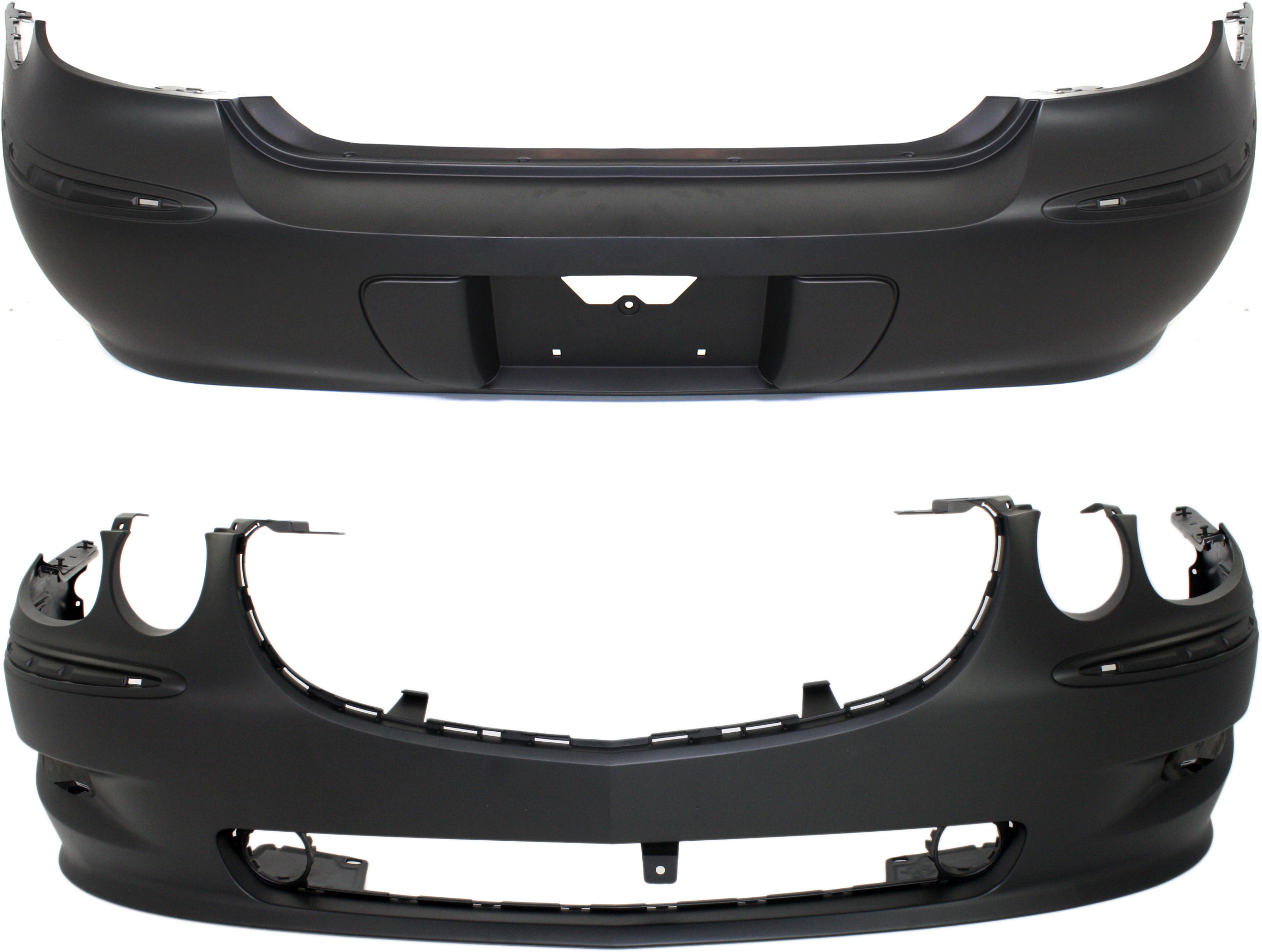 AM LACROSSE 08-09 FRONT AND REAR BUMPER COVER Primed SKU SET REPB010324-2 Partslink GM1000862 GM1100708 OEM 19168757-19120176