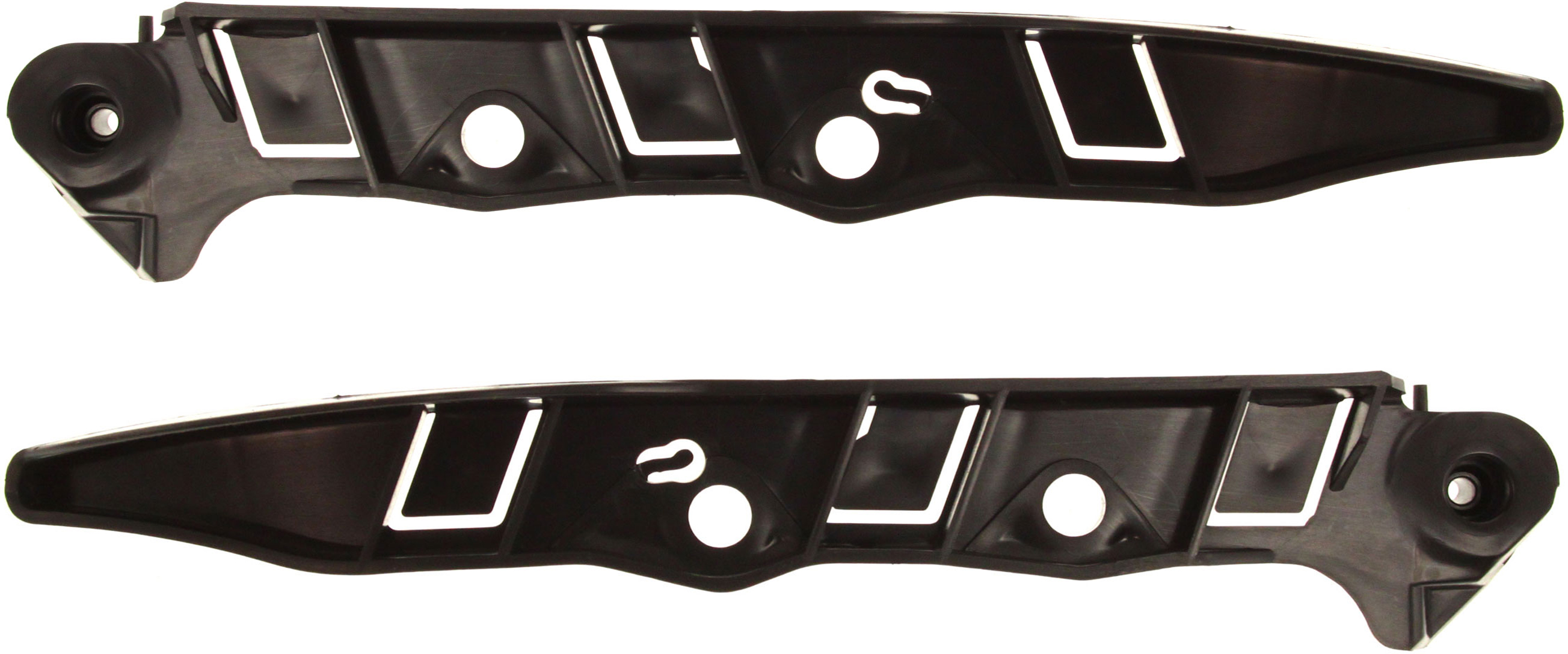 AM 5 SERIES 08-10 FRONT BUMPER BRACKET RH AND LH Side Support Plastic SKU SET REPB013101 Partslink BM1043102 BM1042102 OEM 51117178078-51117178077