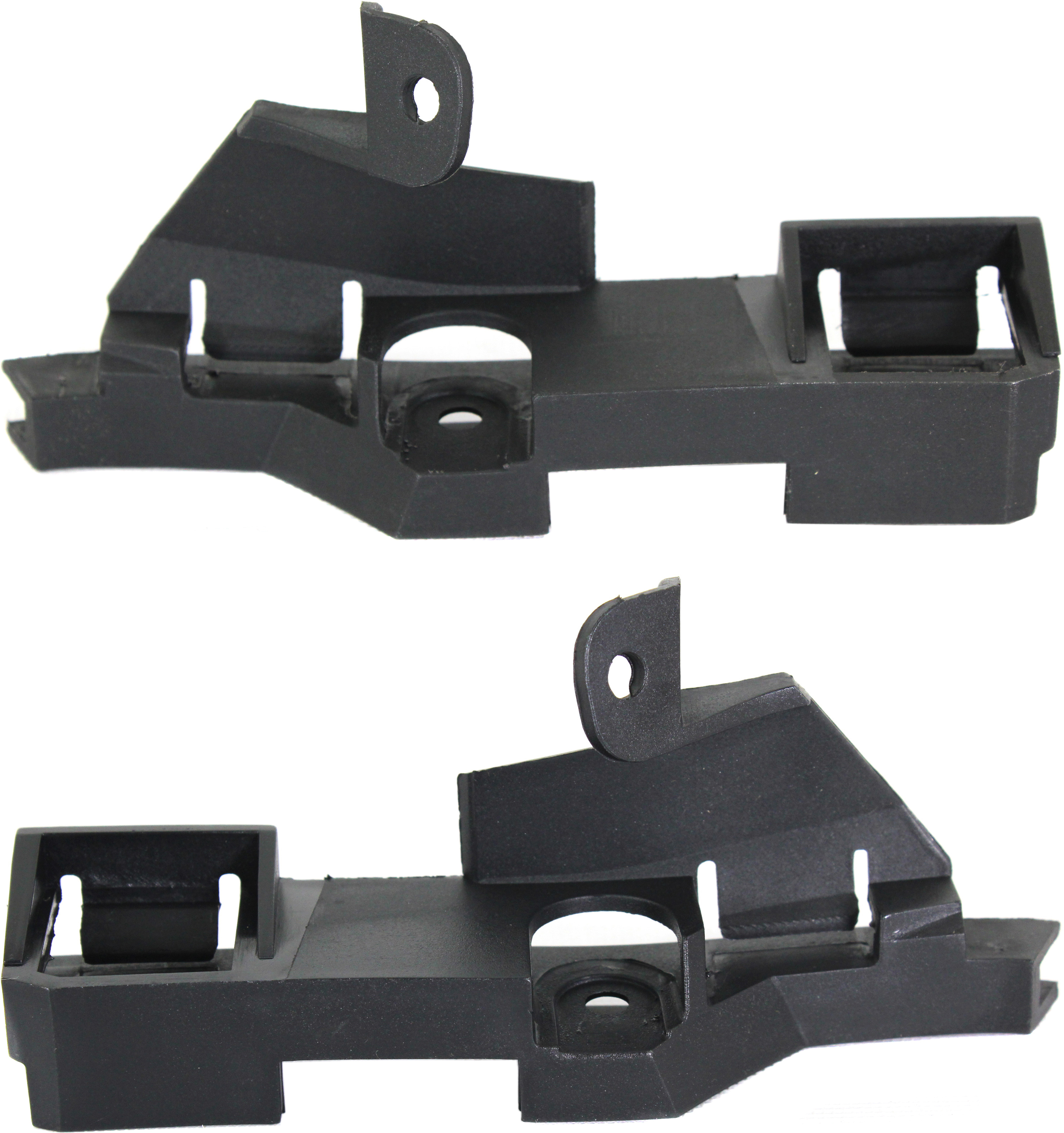 AM 3 SERIES 02-05 FRONT BUMPER BRACKET RH AND LH Bumper Cover Guide Plastic w o Sport Pkg. Sedan Wagon SKU SET REPB013107 Partslink BM1067107 BM1066107 OEM 51117030618-51117030617