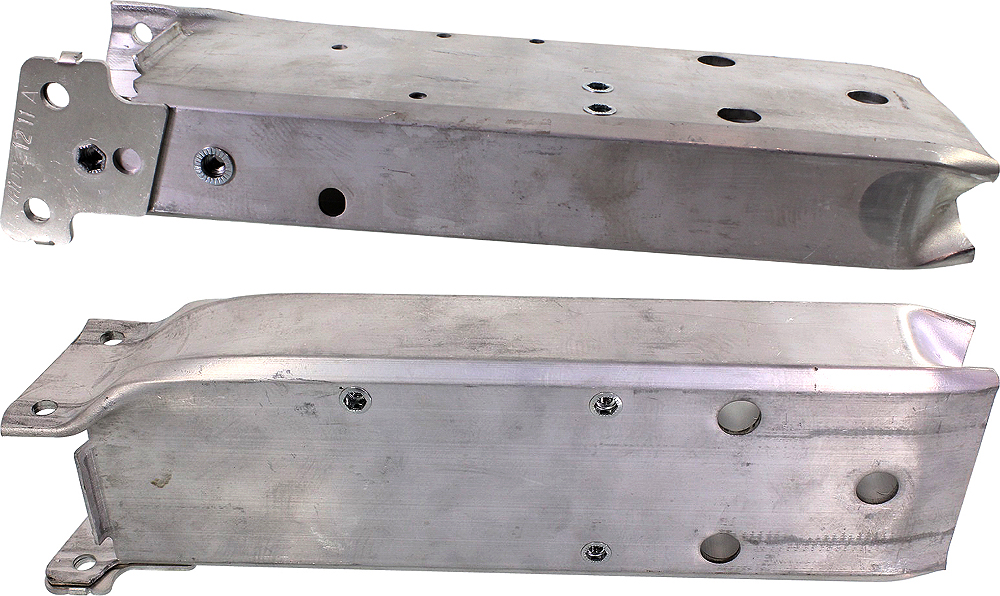 AM 3 SERIES 12-19-4 SERIES 14-20 FRONT BUMPER BRACKET RH AND LH Impact Alum w or w o M Sprt Pkg 3 Series HB 12-18 Sdn 14-19 Wgn 4 Series Conv Cpe SKU SET REPB013127 Partslink BM1066110 BM1067110 OEM 51117266195-51117266196