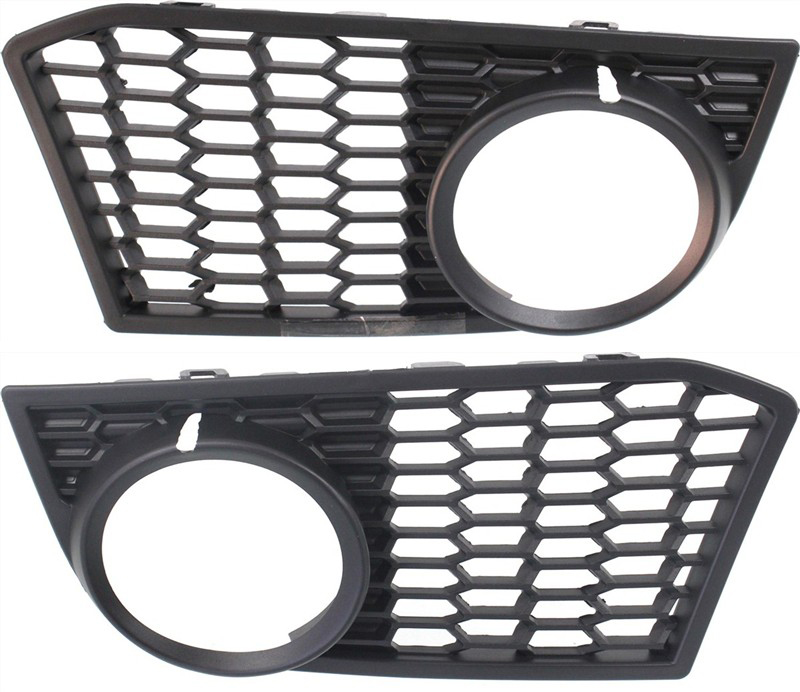 AM 5 SERIES 11-13 FRONT FOG LAMP MOLDING RH AND LH Textured Black w M Pkg. Sedan SKU SET REPB015517 Partslink BM1039118 BM1038118 OEM 51117906198-51117906197