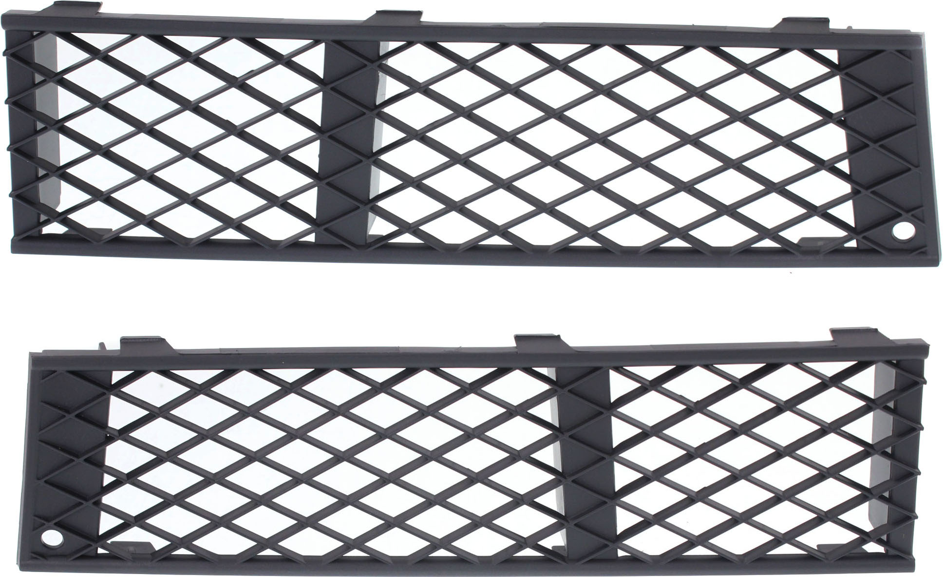 AM 7 SERIES 09-12 FRONT BUMPER GRILLE RH and LH Outer Textured w o M Pkg. SKU SET REPB015531 Partslink BM1039115 BM1038115 OEM 51117184150-51117184149