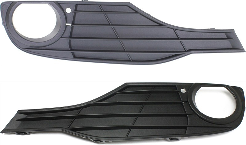 AM 320I 328D 12-15 FRONT FOG LAMP MOLDING RH AND LH Textured Black Luxury Modern Line w o M Sport Pkg Sedan SKU SET REPB015533 Partslink BM1038121 BM1039121 OEM 51117281919-51117281920