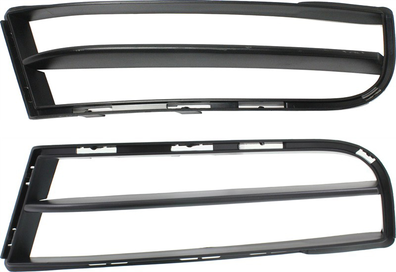 AM 135I 08-13-135IS 13-13 FRONT FOG LAMP COVER RH AND LH Textured Black Side bumper grille SKU SET REPB015539 Partslink BM1039130 BM1038130 OEM 51118045922-51118045921