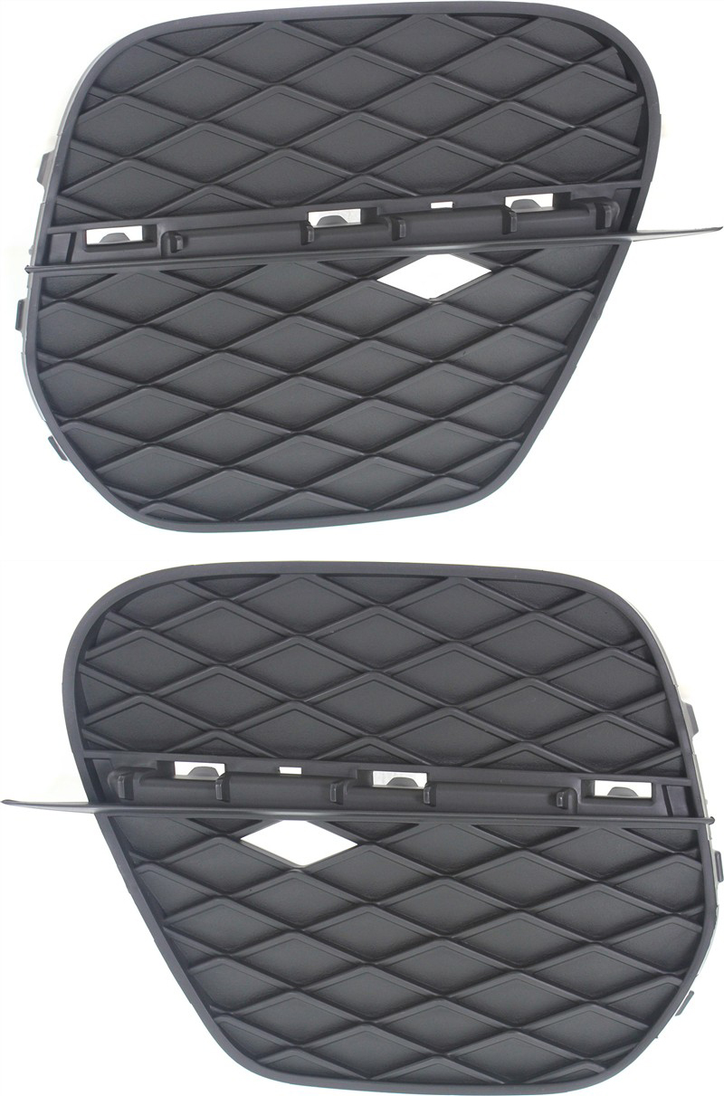 AM X5-11-13 FRONT BUMPER GRILLE RH AND LH Outer Black w o M Pkg Closed Grille SKU SET REPB015545 Partslink BM1039131 BM1038131 OEM 51117222860-51117222859