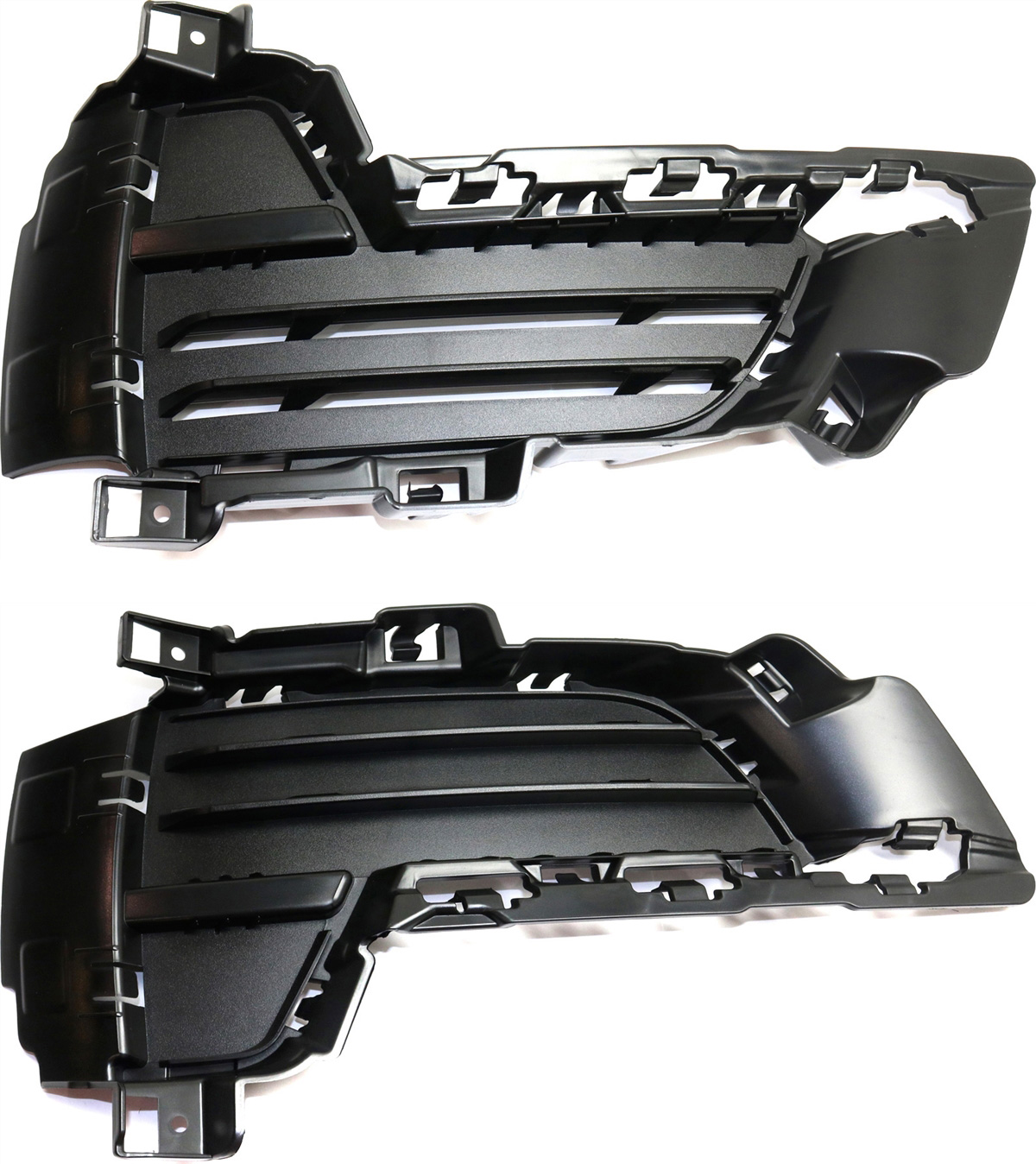 AM X5-14-18 FRONT BUMPER GRILLE RH AND LH Outer Textured Closed Grid w o M Sport Line SKU SET REPB015561 Partslink BM1039151 BM1038151 OEM 51117307994-51117307993