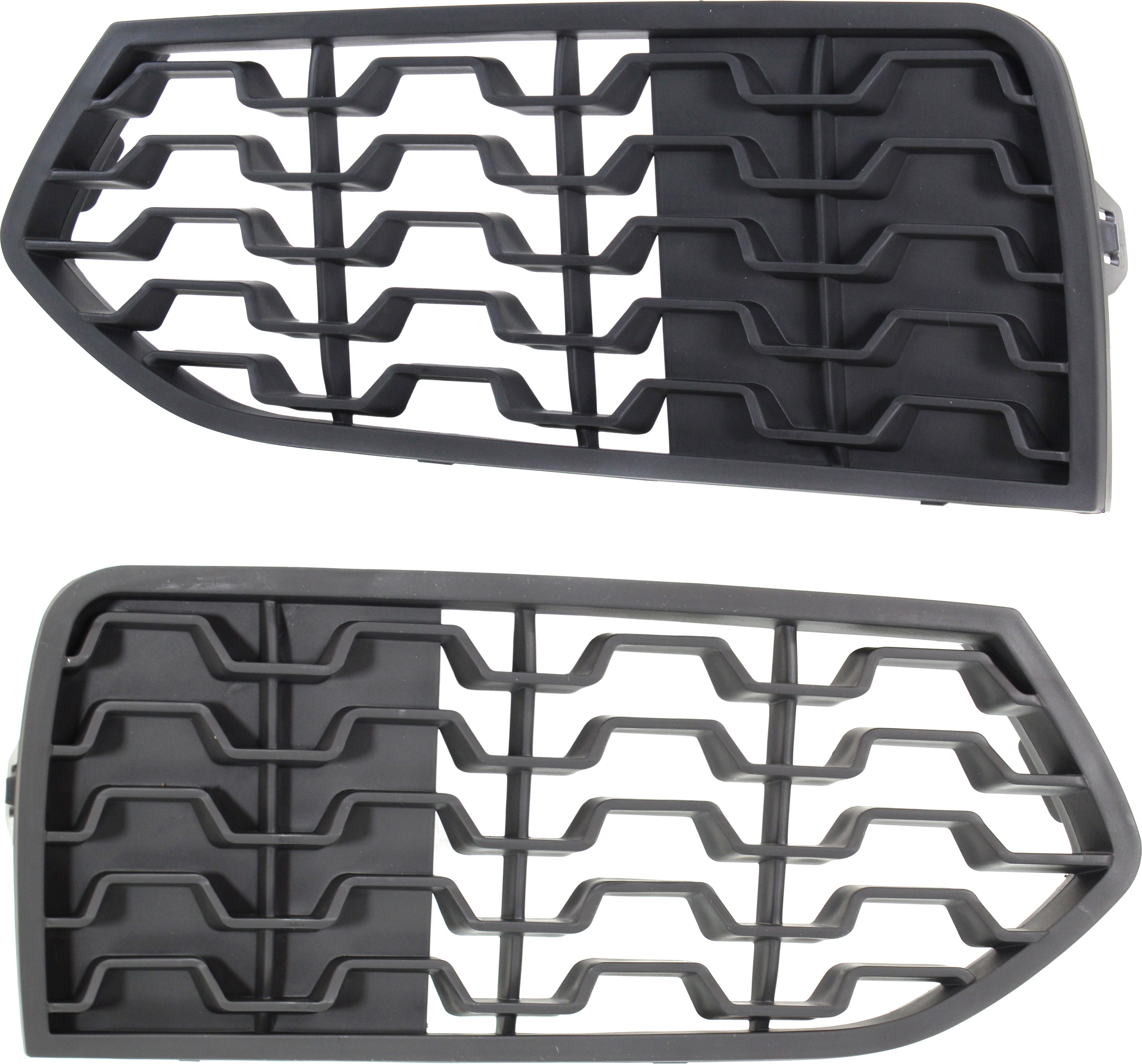 AM 2 SERIES 14-21 FOG LAMP COVER RH AND LH Textured Black SKU SET REPB015565 Partslink BM1039158 BM1038158 OEM 51118056798-51118056797