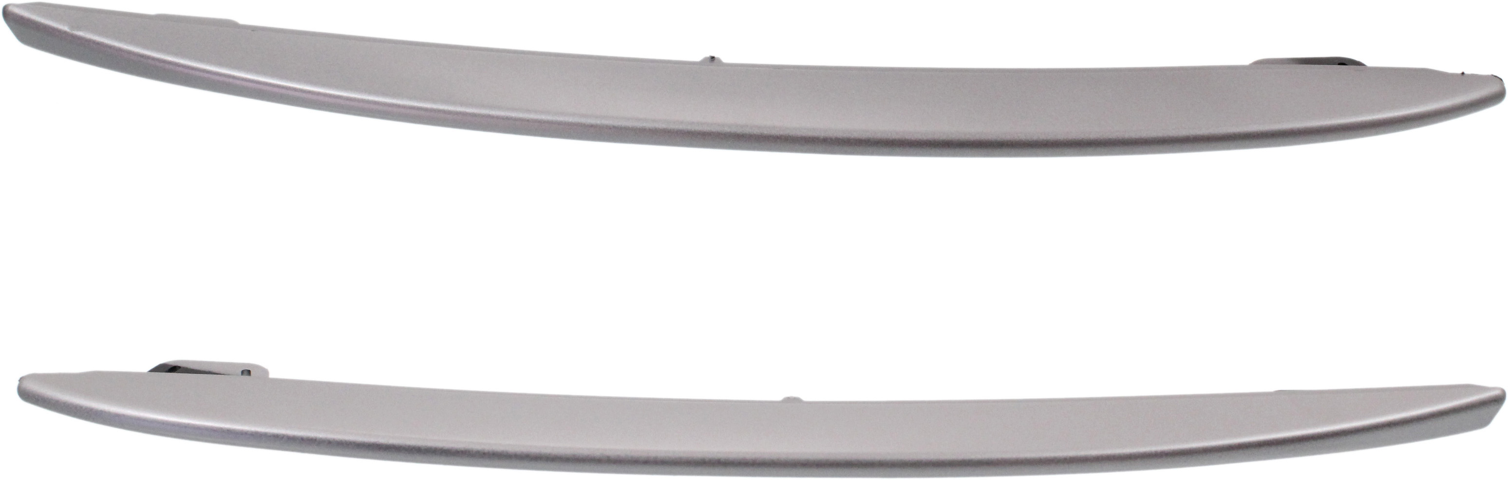 AM 5 SERIES 11-13 FRONT BUMPER MOLDING RH AND LH Outer Silver SKU SET REPB016111 N Partslink BM1047126 BM1046126 OEM 51117231860-51117231859