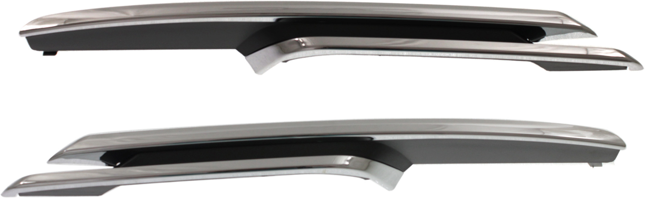 AM 3 SERIES 12-15 FRONT BUMPER MOLDING RH AND LH Grille Molding Chrome w o M Sport Line Luxury Line Sedan SKU SET REPB016115 Partslink BM1039125 BM1038125 OEM 51117279698-51117279697