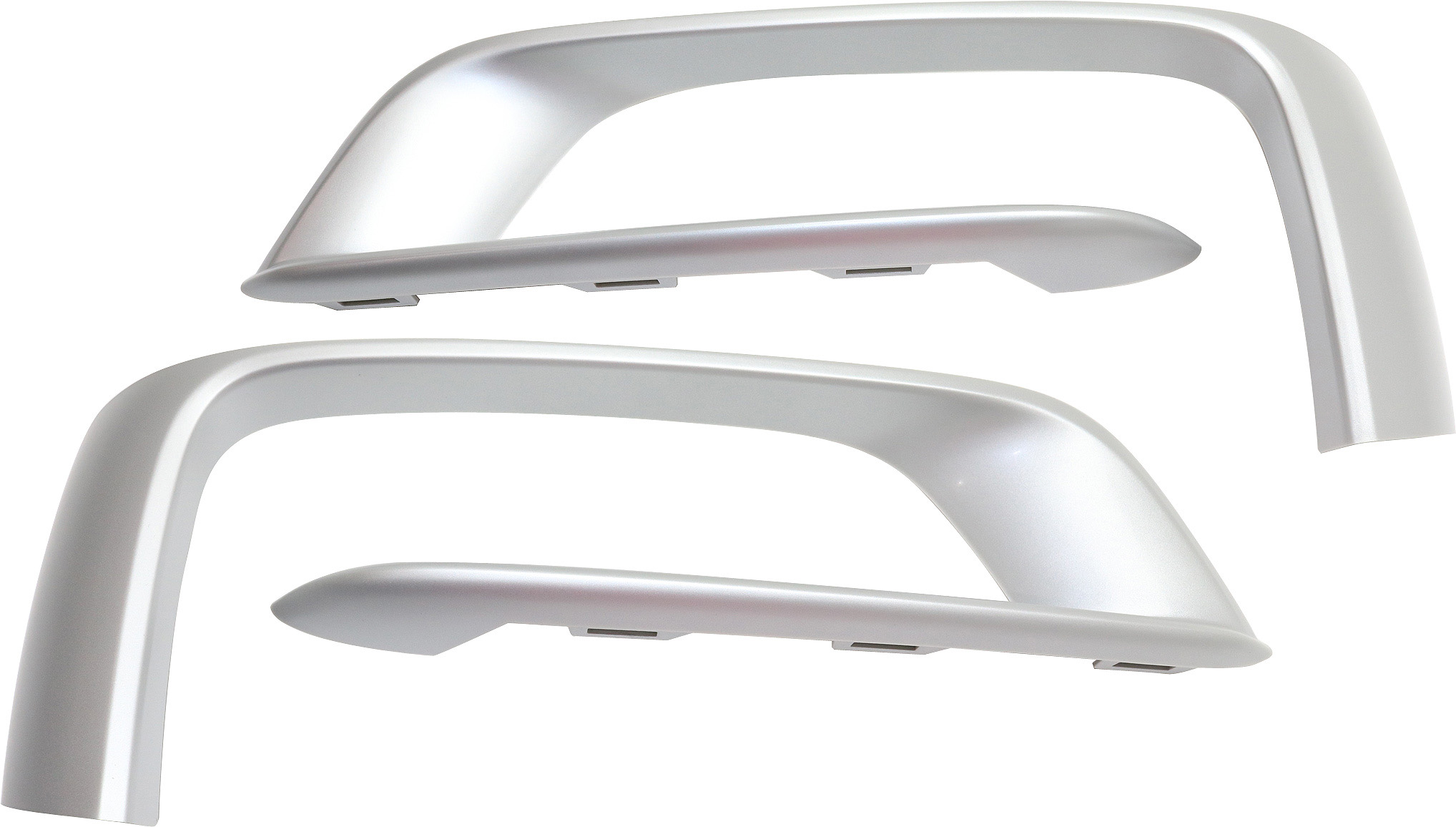 AM X5-14-18 FRONT BUMPER MOLDING RH AND LH Grille Cover Primed w o M Sport Line Type 2 xLine SKU SET REPB016123 Partslink BM1038156 BM1039156 OEM 51117308043-51117308044