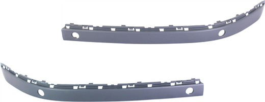 AM 7 SERIES 5-8 FRONT BUMPER MOLDING RH AND LH Chrome SKU SET REPB016703 Partslink BM1054101 BM1055101 OEM 51117142245-51117142246