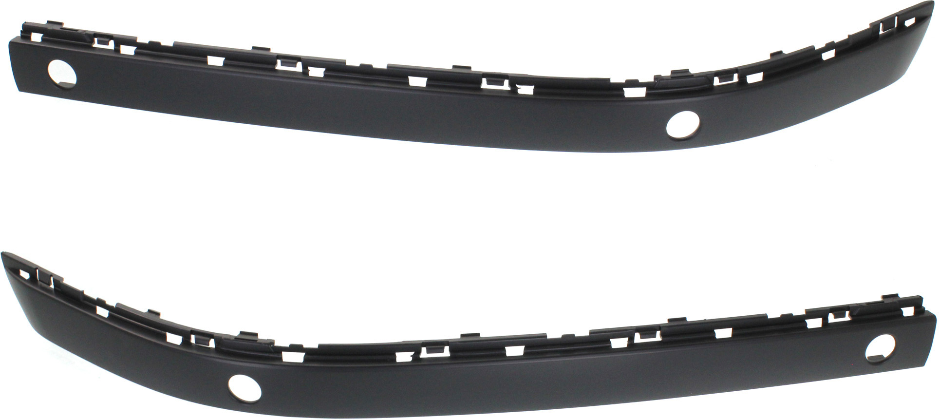 AM 7 SERIES 06-08 FRONT Bumper Molding RH and LH Set of 2 Outer Primed w Sensor Hole From 3-05 SKU SET REPB016707P OEM 5111710000000000000000