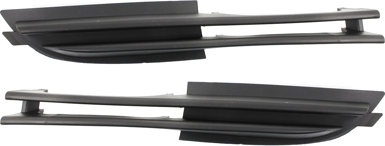 AM 3 SERIES 02-05 FRONT BUMPER GRILLE RH AND LH Black Partial Grid Sedan Wagon w o Sport Package SKU SET REPB018903 Partslink BM1039104 BM1038104 OEM 51117032614-51117032613