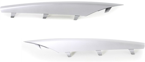 AM X5-07-10 FOG LAMP COVER RH AND LH Primed SKU SET REPB018907 Partslink BM1039114 BM1038114 OEM 51117168924-51117168923