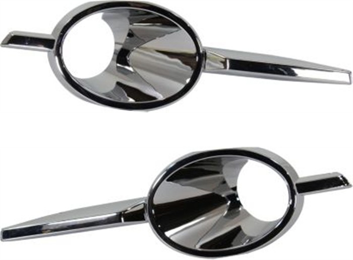 AM LACROSSE ALLURE 10-13 FRONT FOG LAMP MOLDING RH AND LH Chrome Exc. CX Touring Model SKU SET REPB018909 Partslink GM1039124 GM1038124 OEM 20927976-20927977