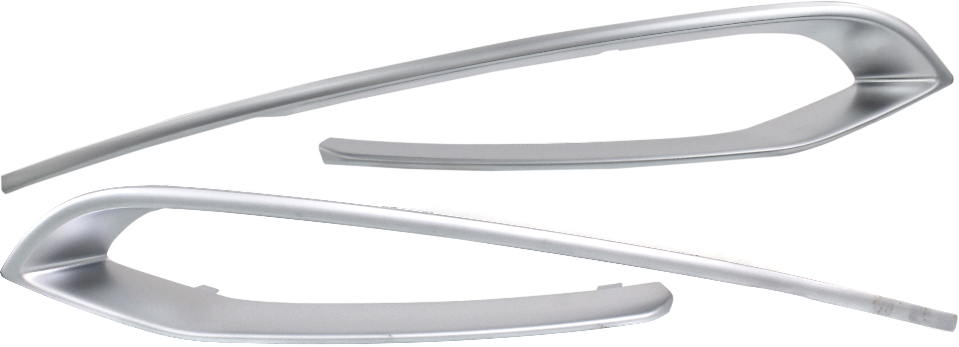 AM 5 SERIES 14-16 FRONT BUMPER GRILLE MOLDING RH AND LH Chrome w o M Package Modern Line Sedan SKU SET REPB020305 Partslink BM1047132 BM1046132 OEM 51117331768-51117331767